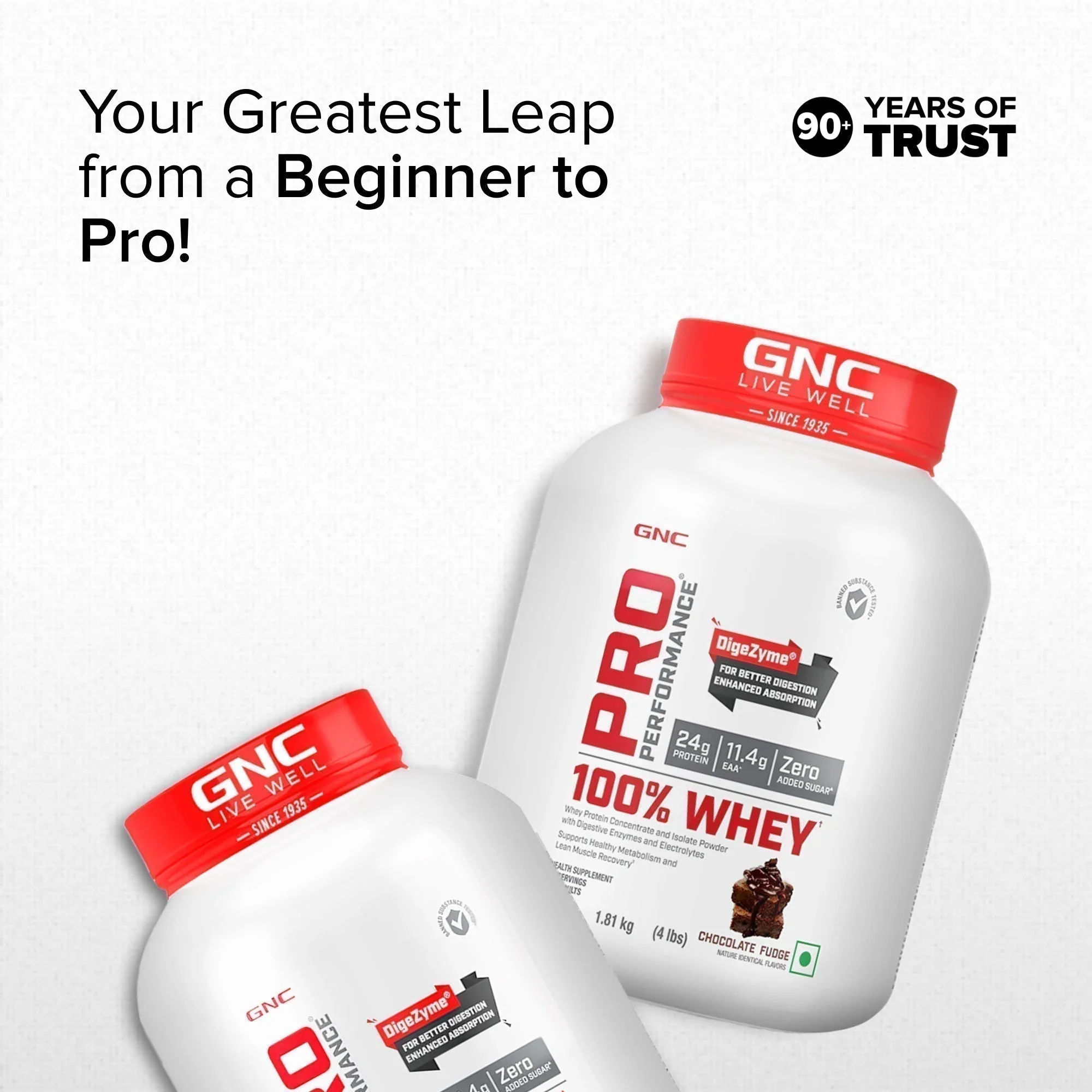 100% Whey Protein 4 lbs -Chocolate Fudge - Image 4