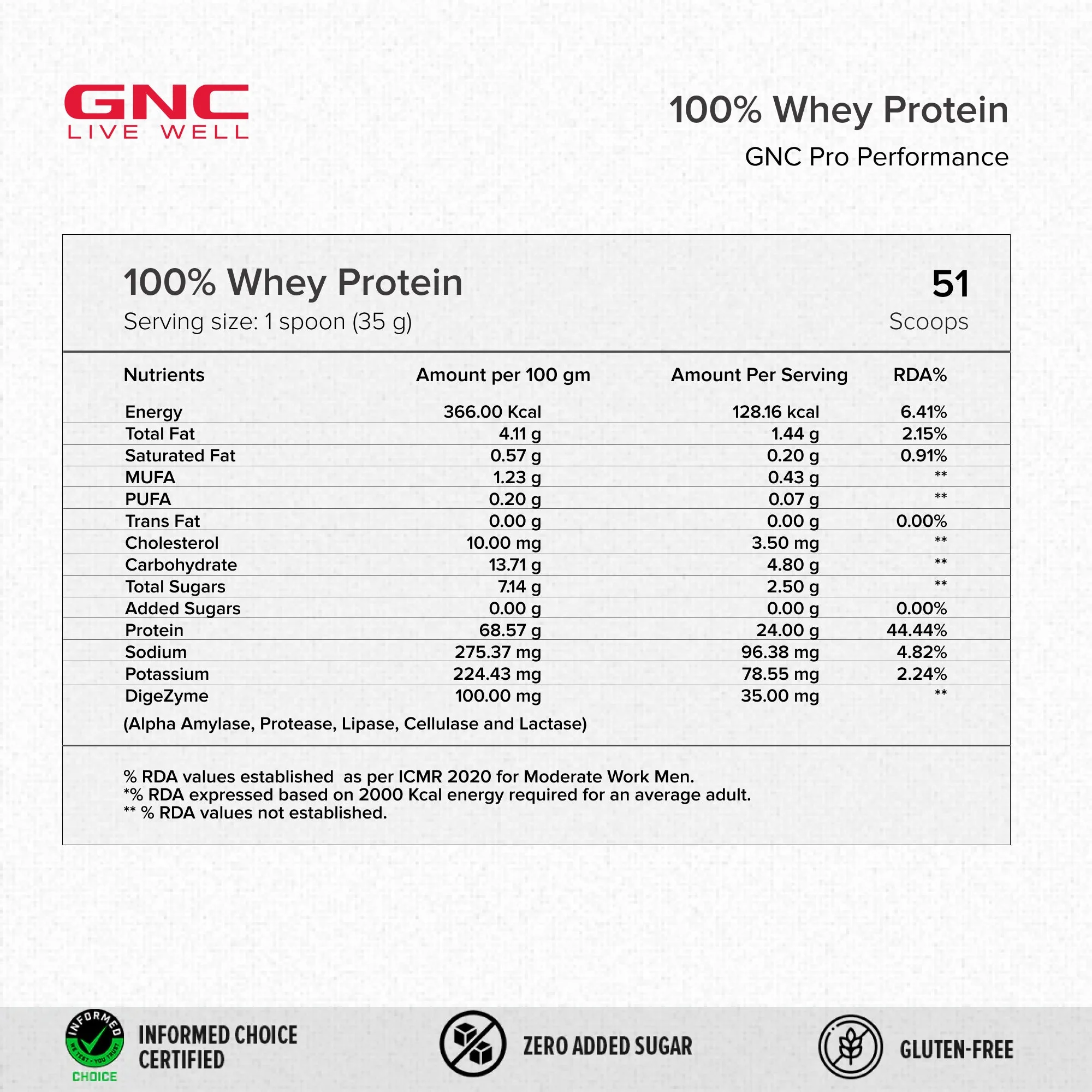 100% Whey Protein 4 lbs -Chocolate Fudge - Image 6