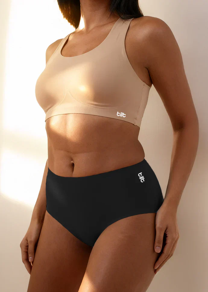2 Pack - Black Seamless Underwear - Image 8