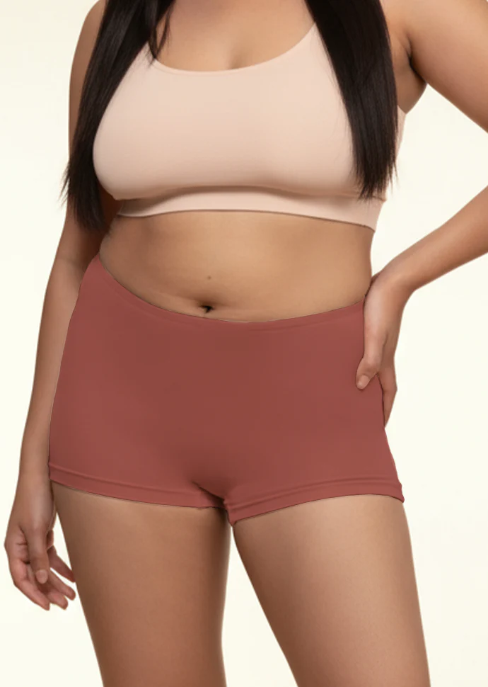 2 Pack - Red Absorbent Boyshorts - Image 4