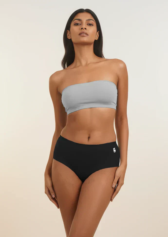 3 Pack - Black Seamless Underwear - Image 4