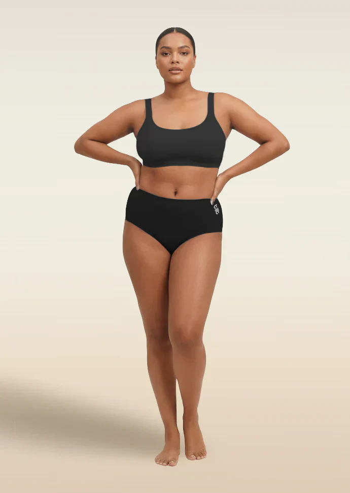 5 Pack - Black Seamless Underwear - Image 7