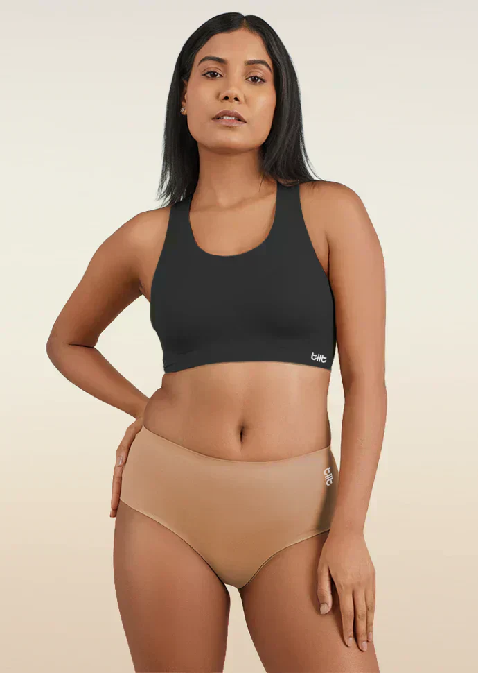6 Pack - Beige Seamless Underwear - Image 4