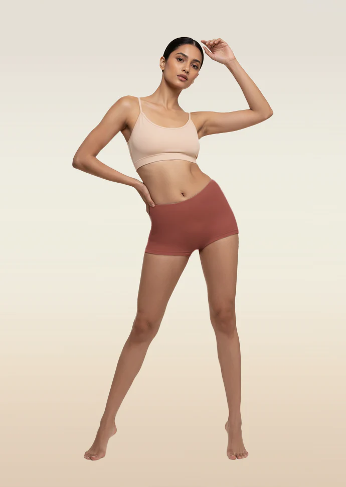 6 Pack - Red Absorbent Boyshorts - Image 6