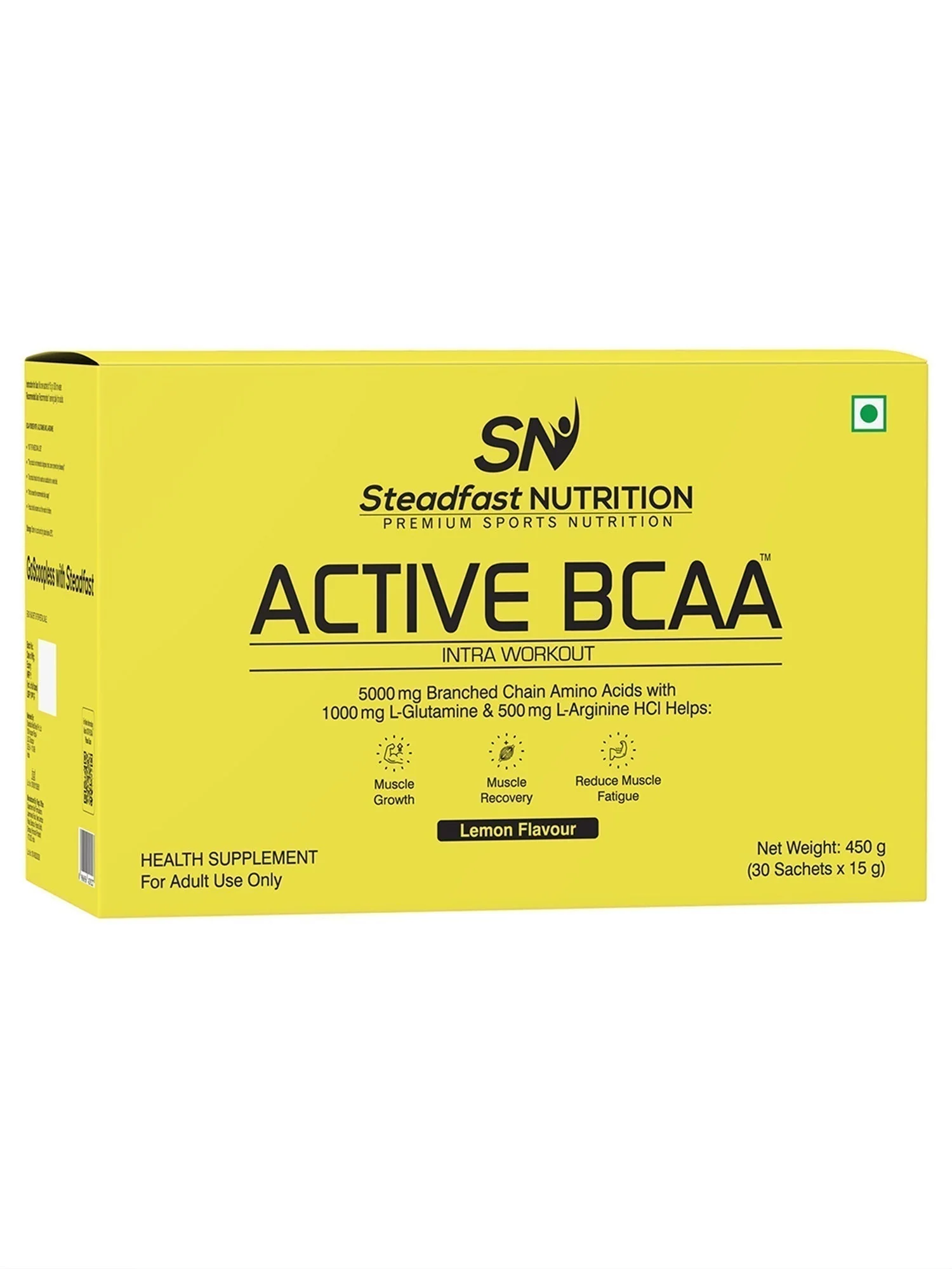 Active BCAA For Muscle Recovery & Endurance, Intra-workout Lemon 30 Sachets 450g - Image 6