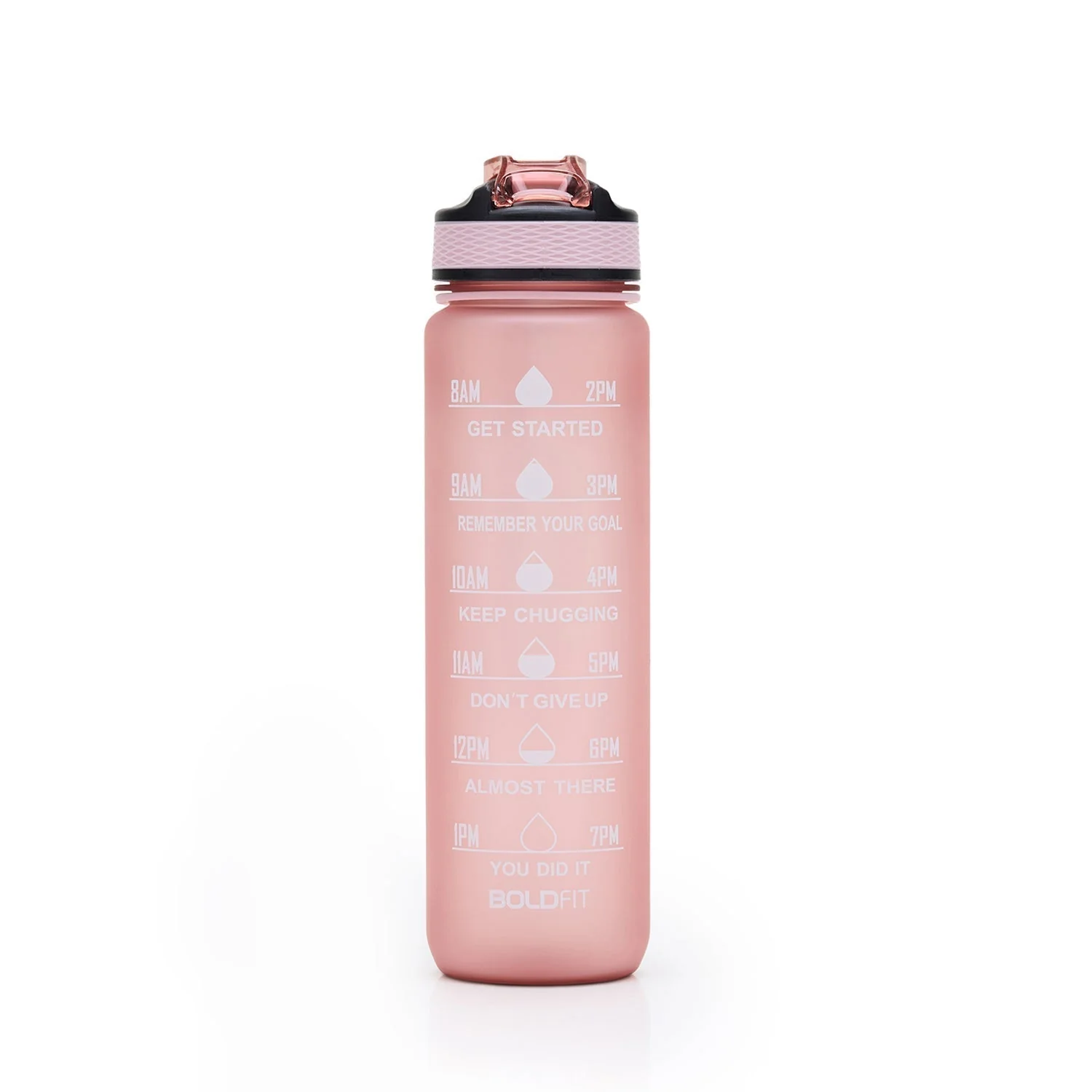 Aqua Motivational Bottle Pink - 1L - Image 2
