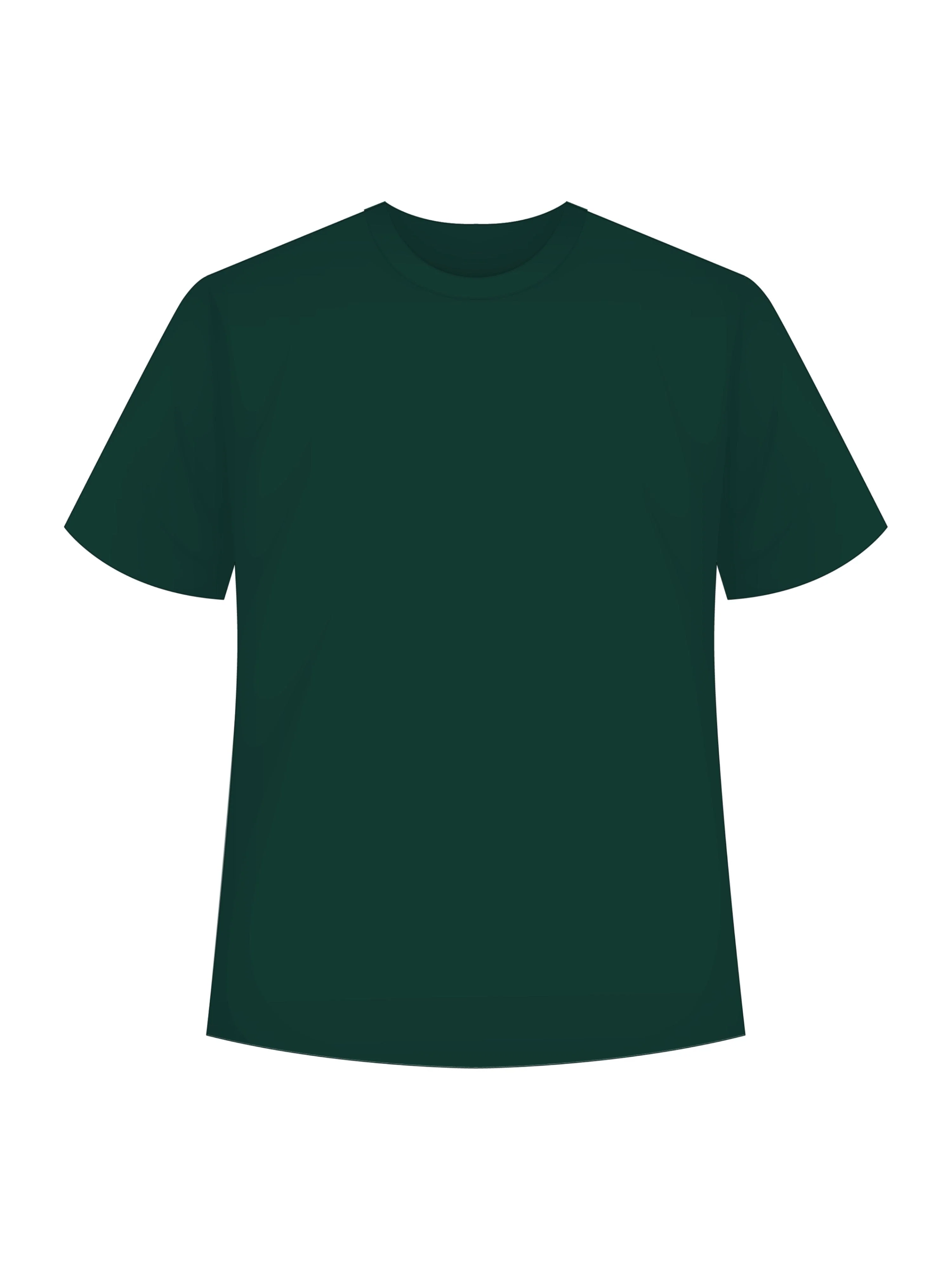 Basic : Burger Bae Round Neck Regular Fit Tee For Men and Women - Image 10