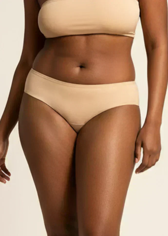 Beige Low-waist Absorbent Underwear - Image 6