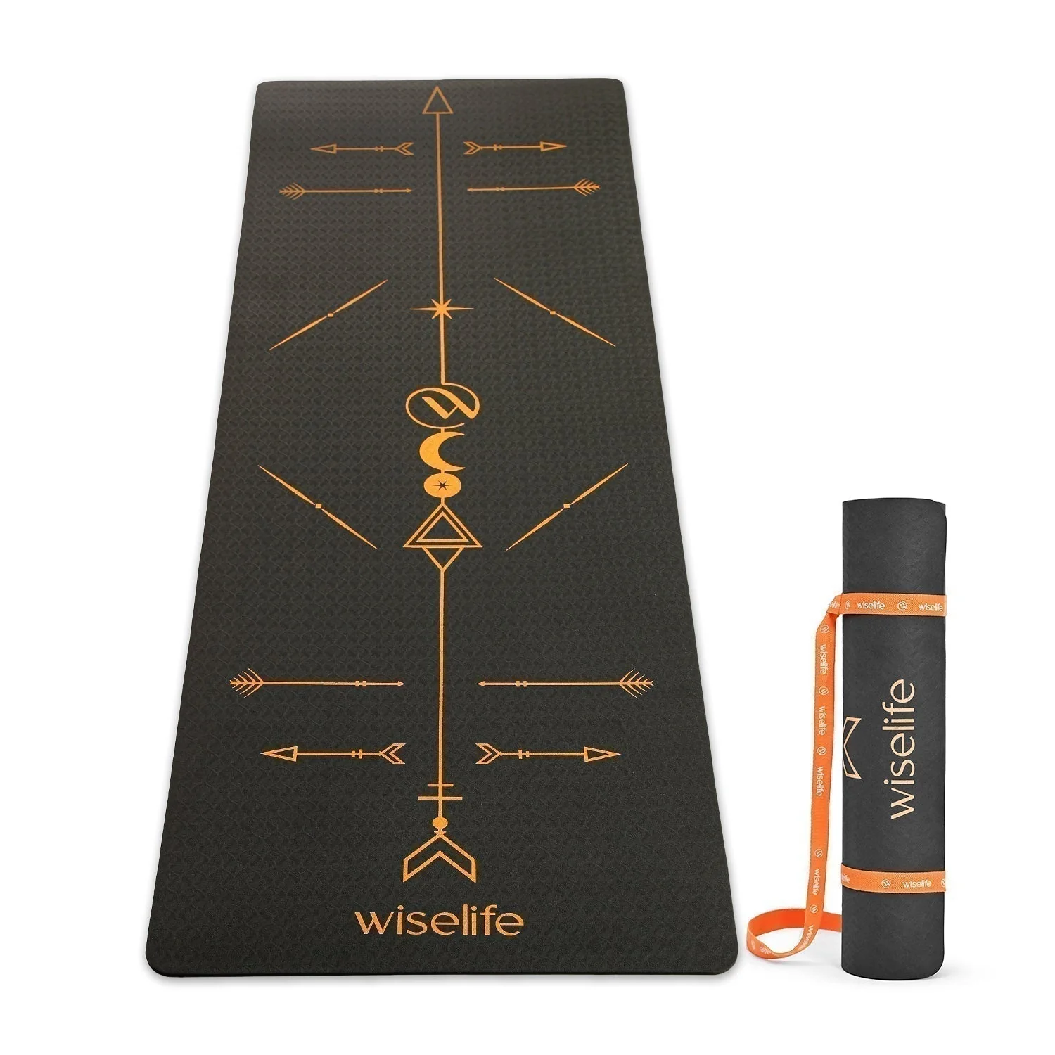 BOHO Alignment TPE Yoga Mat - 8MM - Image 11