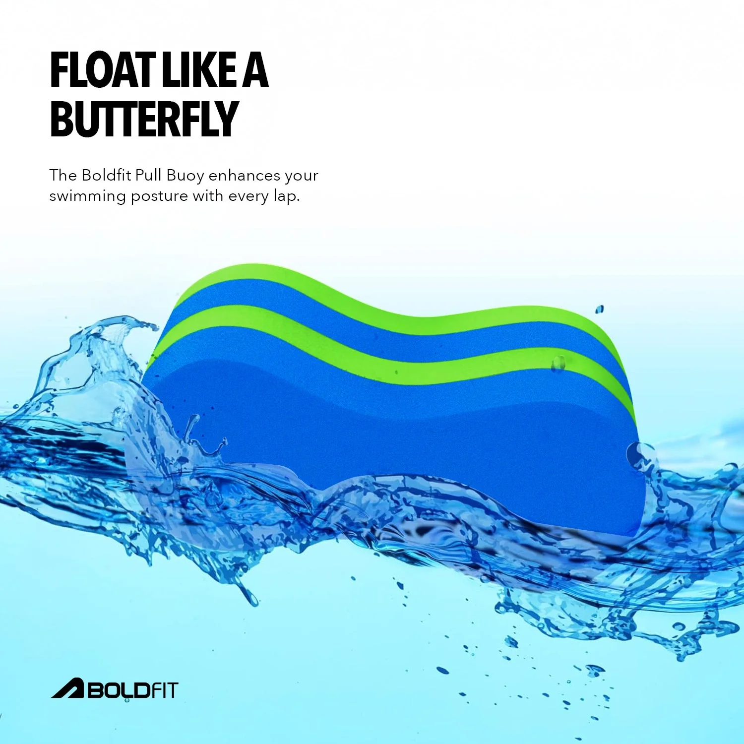 Boldfit Hydra Pullbouy - Blue/Green - Image 4