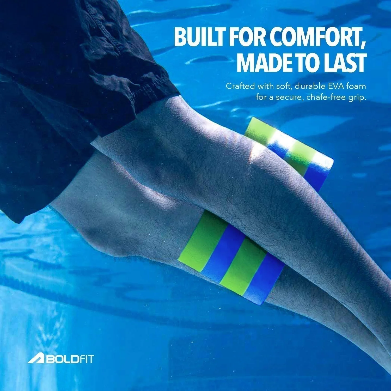 Boldfit Hydra Pullbouy - Blue/Green - Image 6