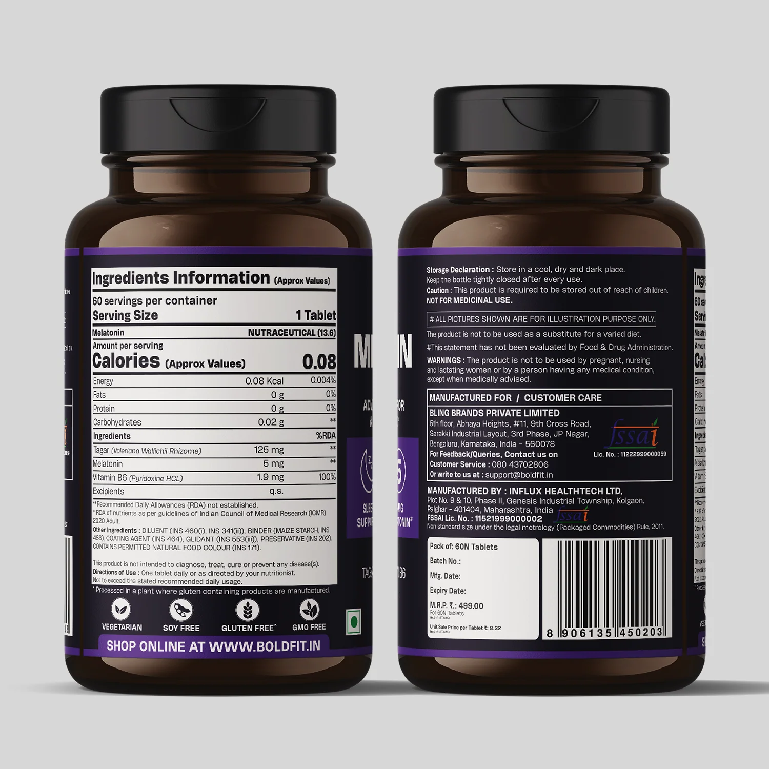 Boldfit Melatonin Tablets - Image 3