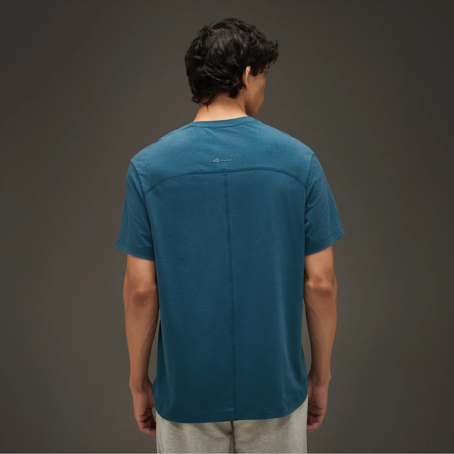Essential Cotton T-Shirt Airforce Blue - Image 6
