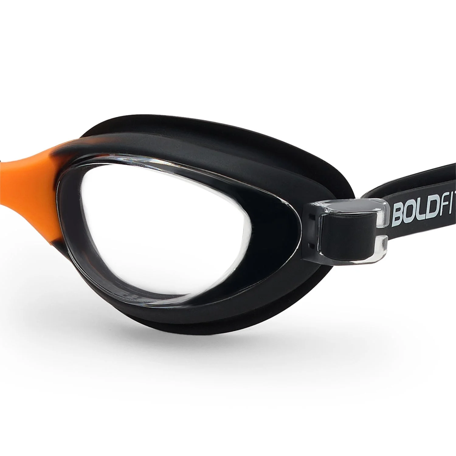 Boldfit Swimming Goggles Black Orange - Image 2