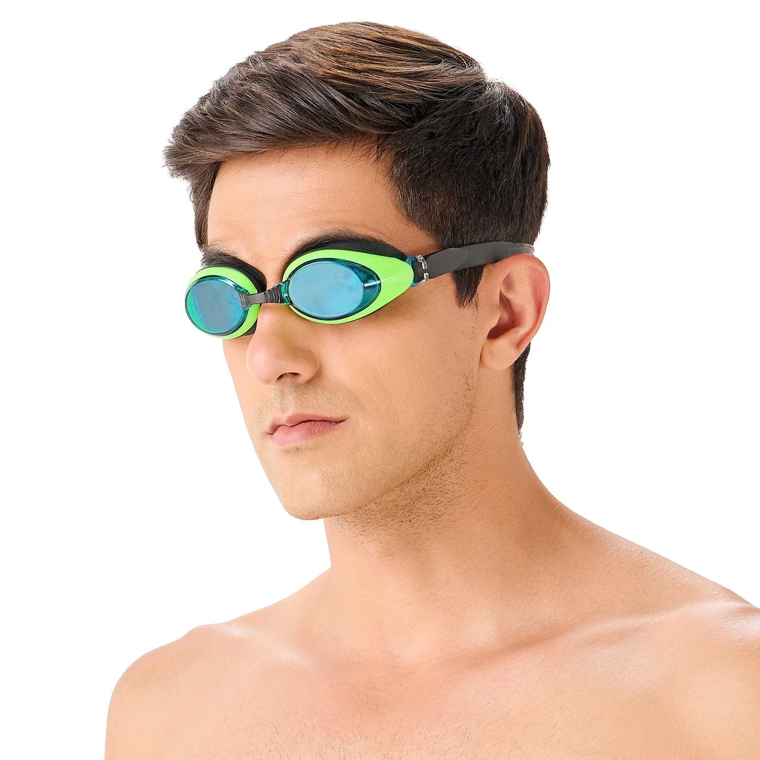 Boldfit Swimming Goggles - Black yellow - Image 4
