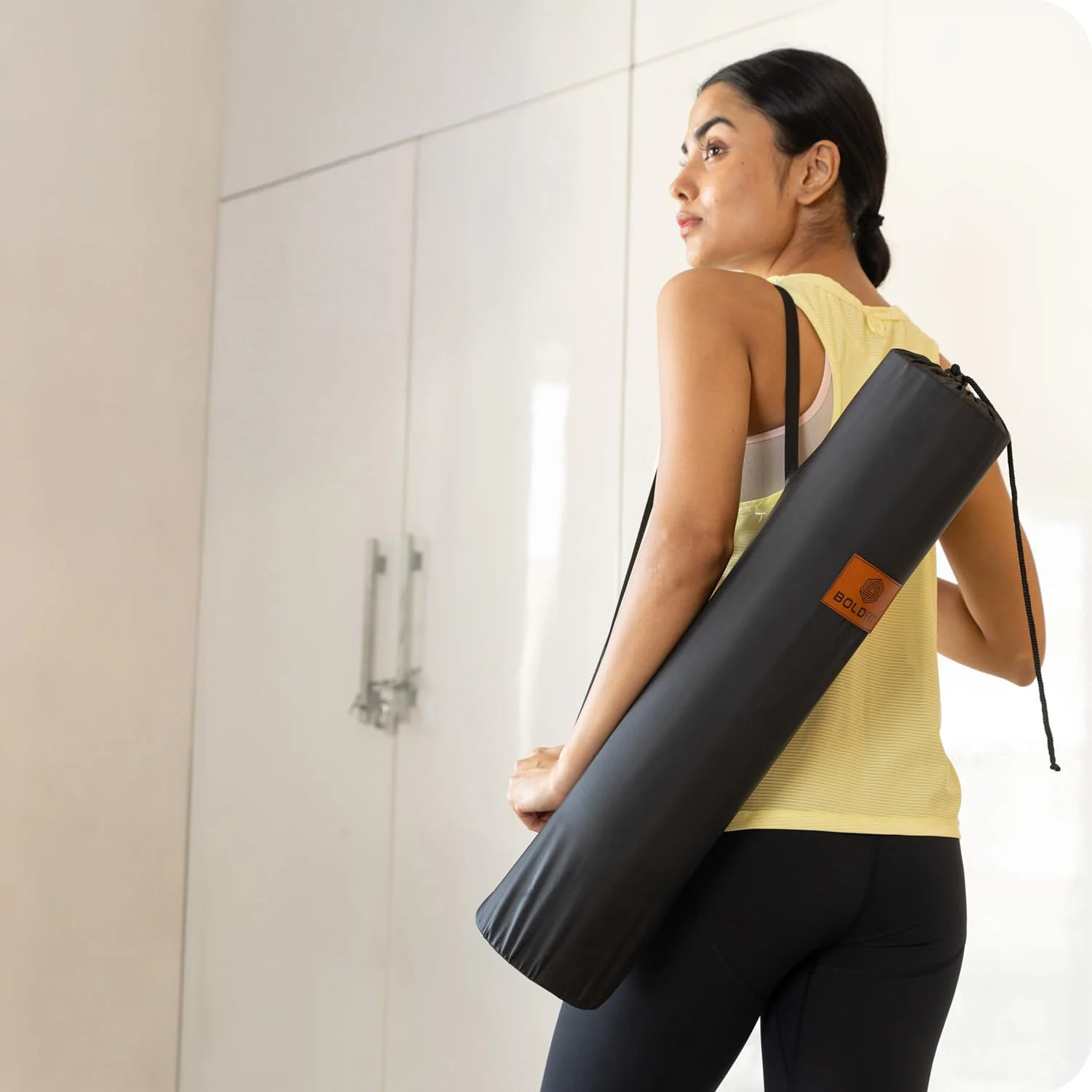 Boldfit Yoga Bag - Black - Image 4