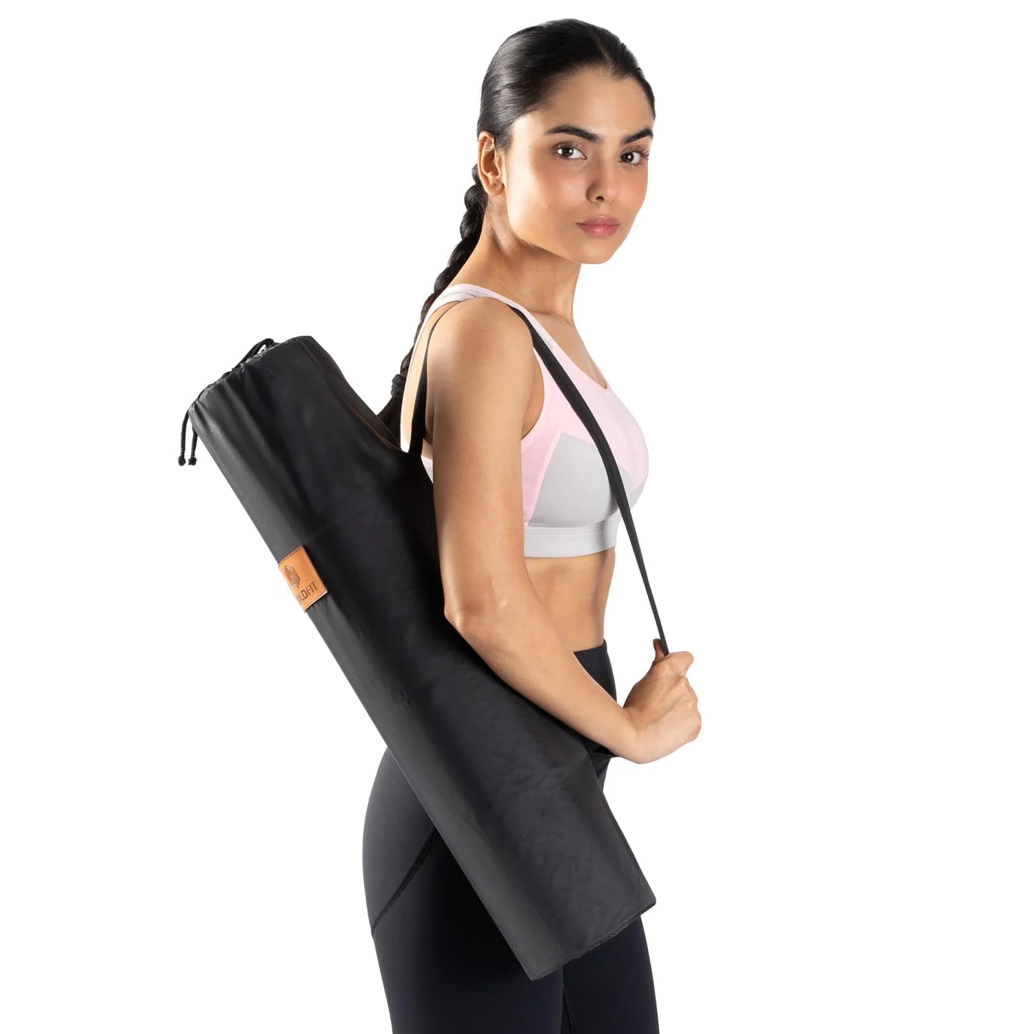 Boldfit Yoga Bag - Black - Image 6