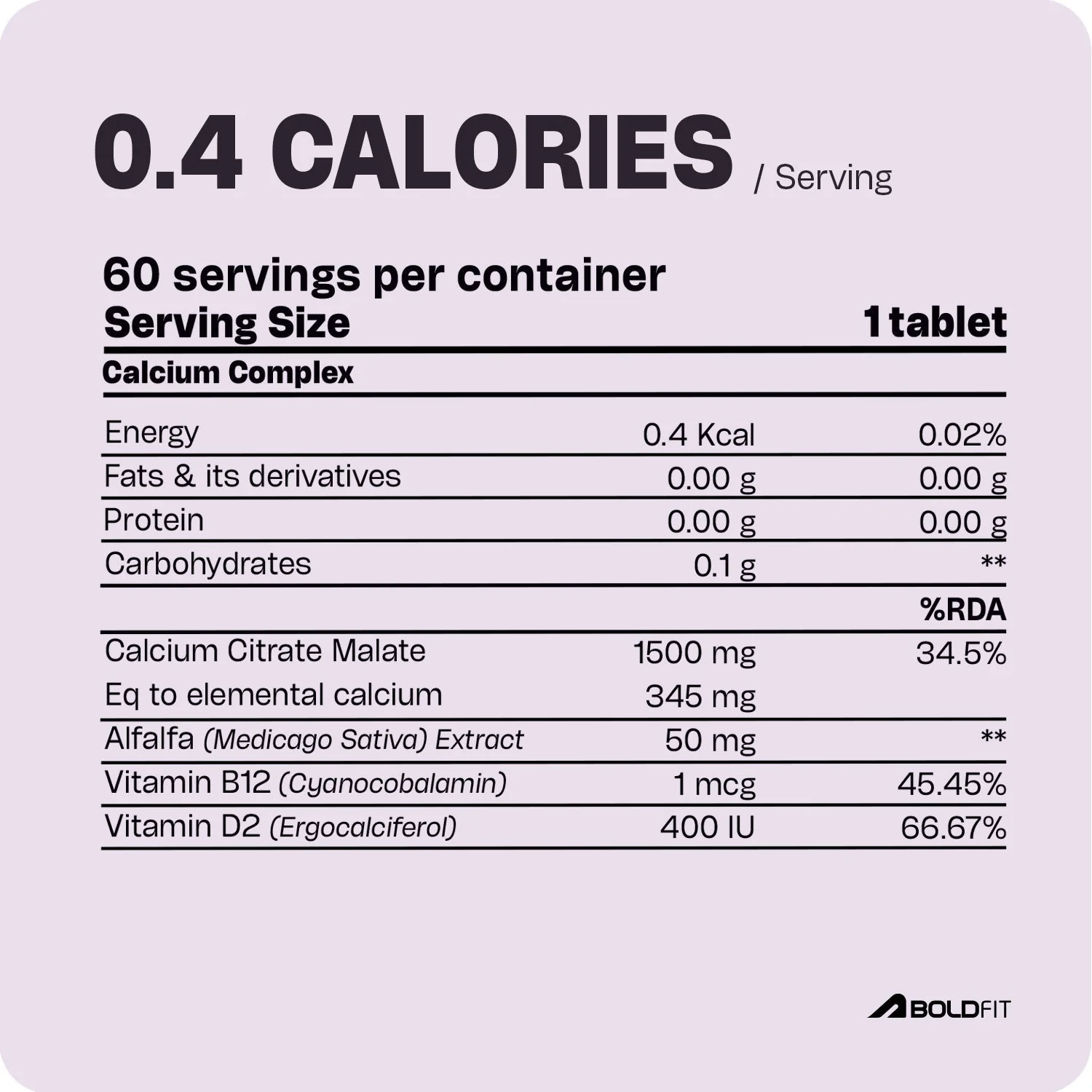 Calcium Complex Supplement With Alfalfa - Image 8