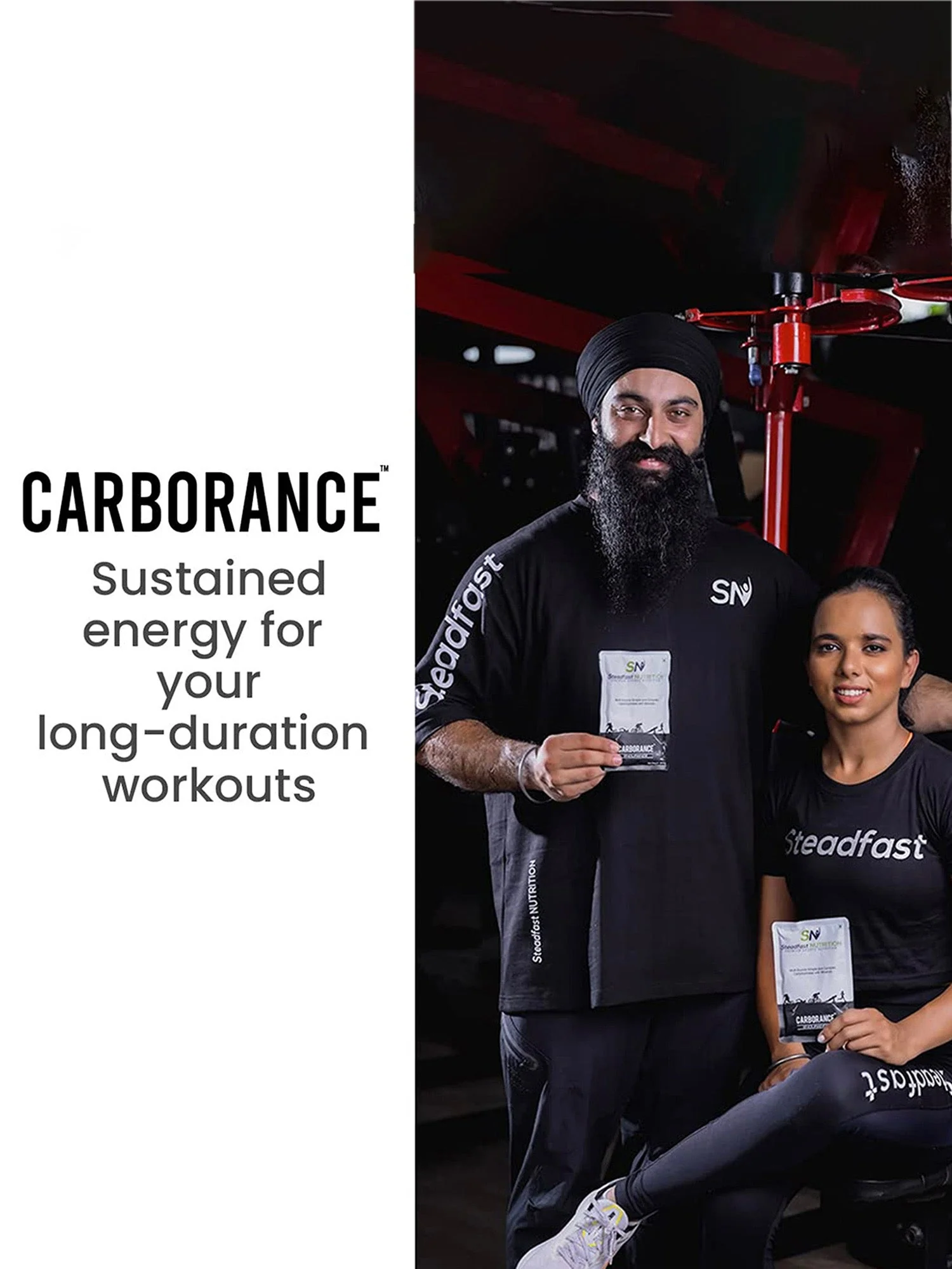 Carborance  endurance Simple & Complex Carbohydrates with Minerals Unflavoured 15 Sachets 937.5g - Image 4