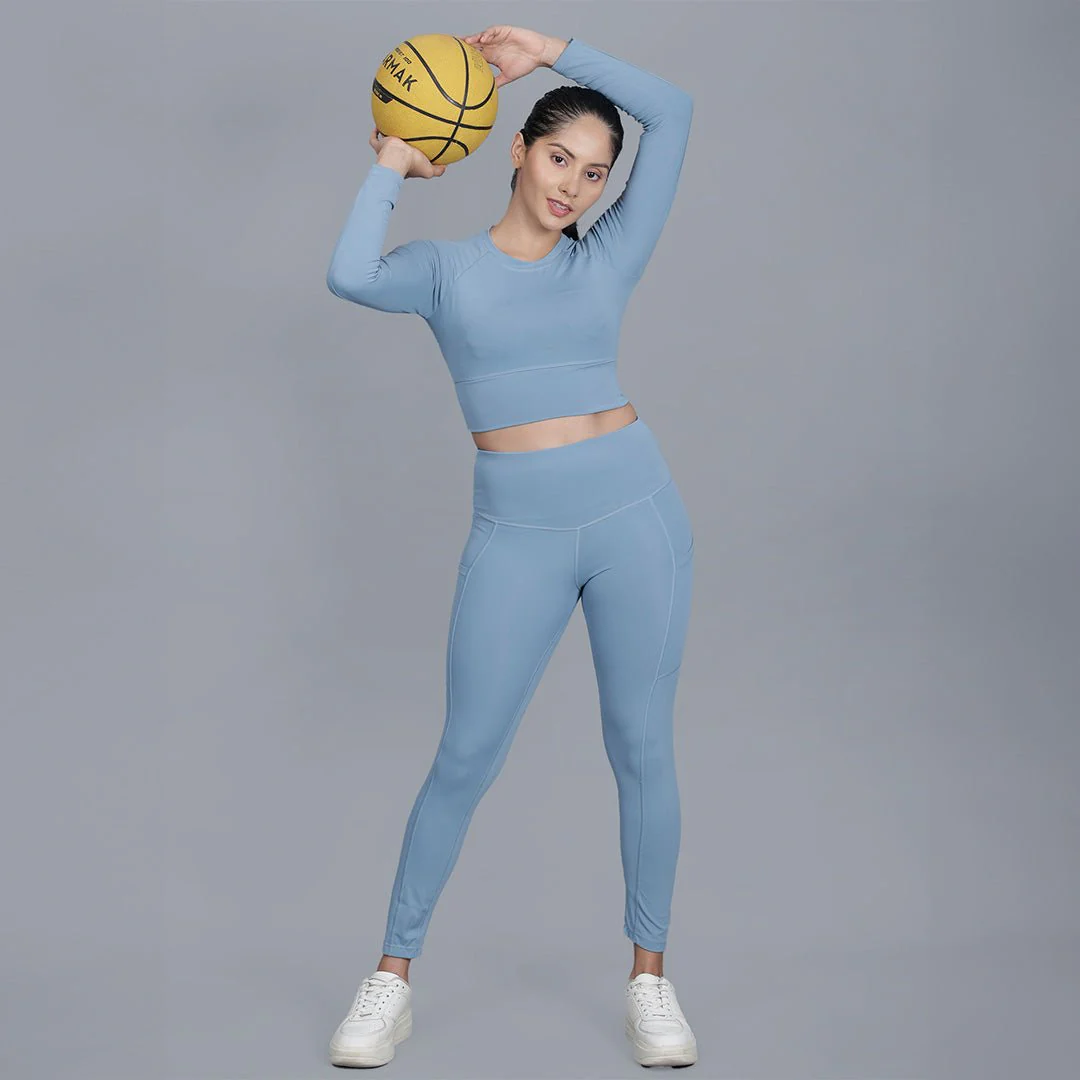 Chiclo Full Sleeves Co-ord Workout Set