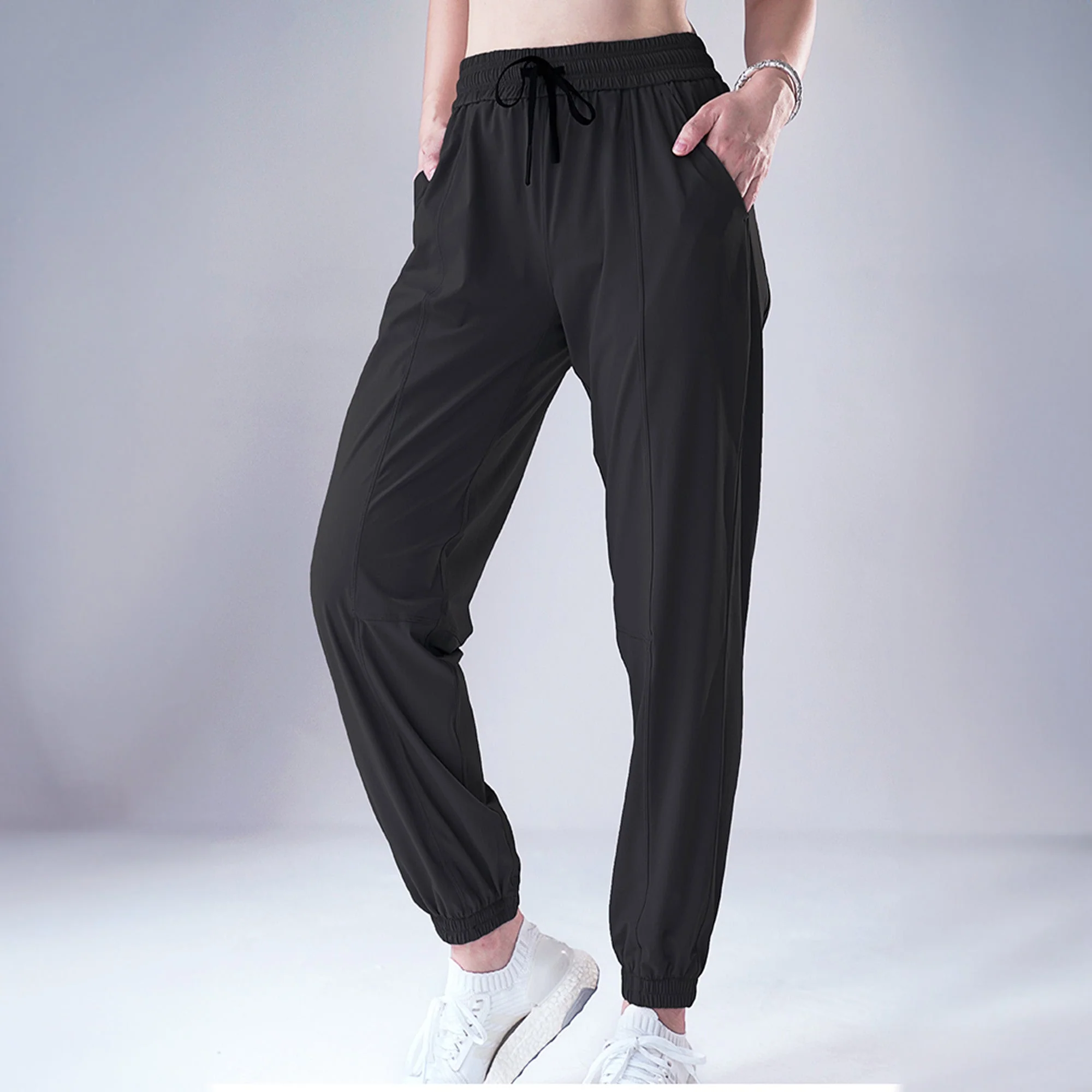 Chiclo Side Pocket Drawstrings Joggers - Image 4