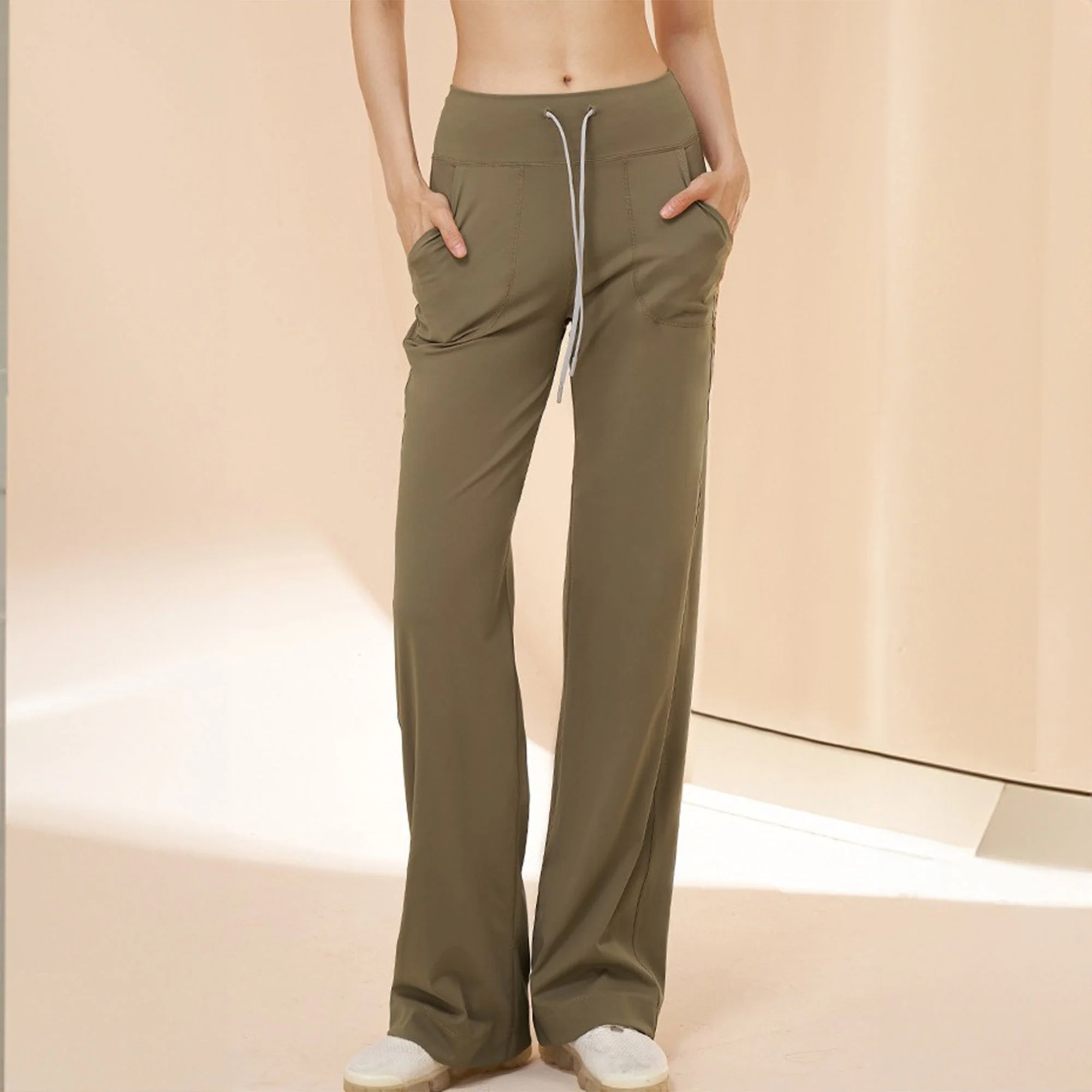 Chiclo Straight Wide Leg Women Pants - Image 3