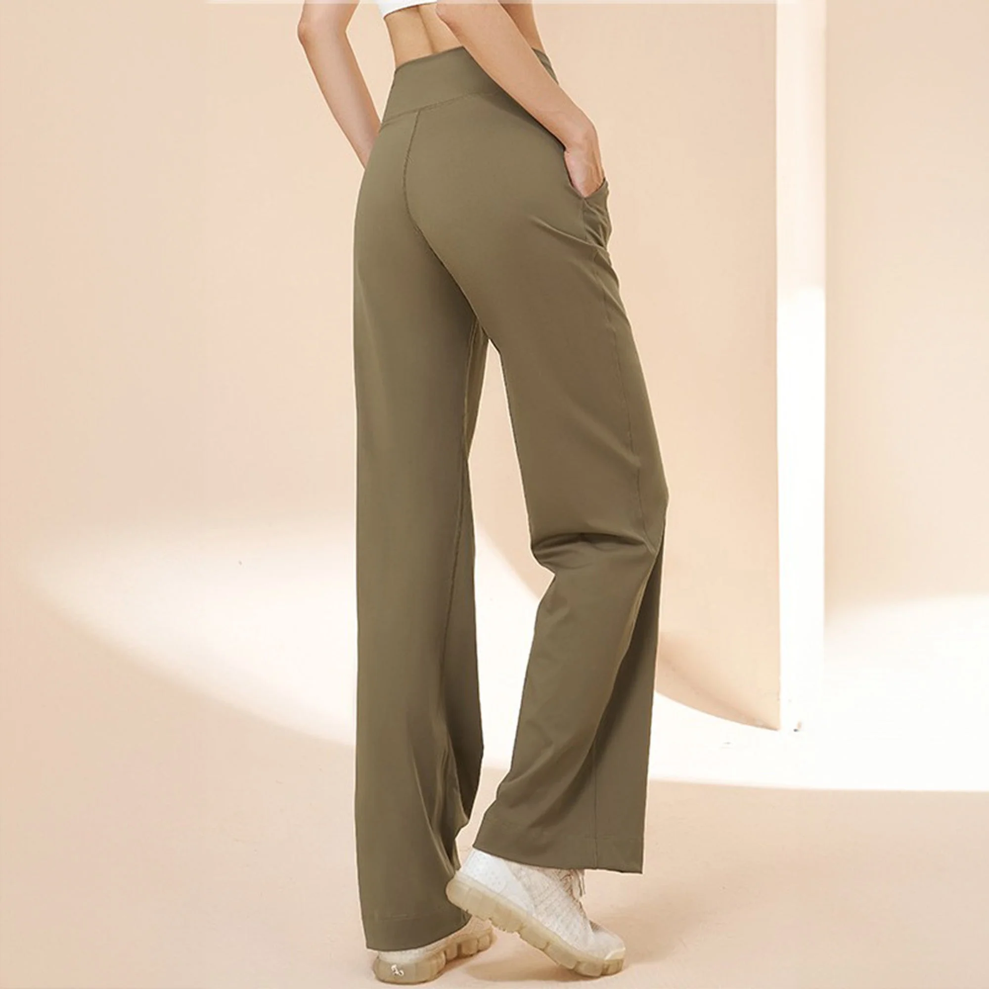 Chiclo Straight Wide Leg Women Pants - Image 4