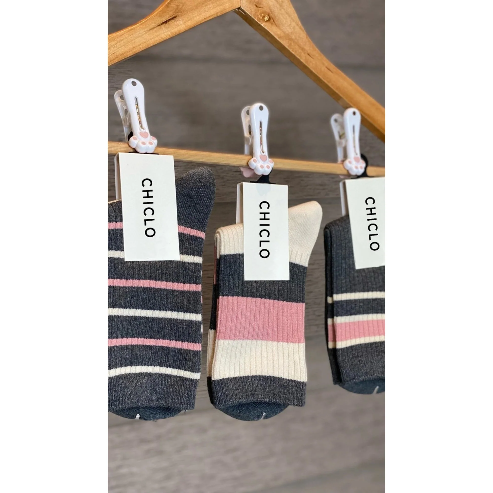 Chiclo Women Grey Quarter Length 100% Cotton Socks, Pack of 5 - Image 3