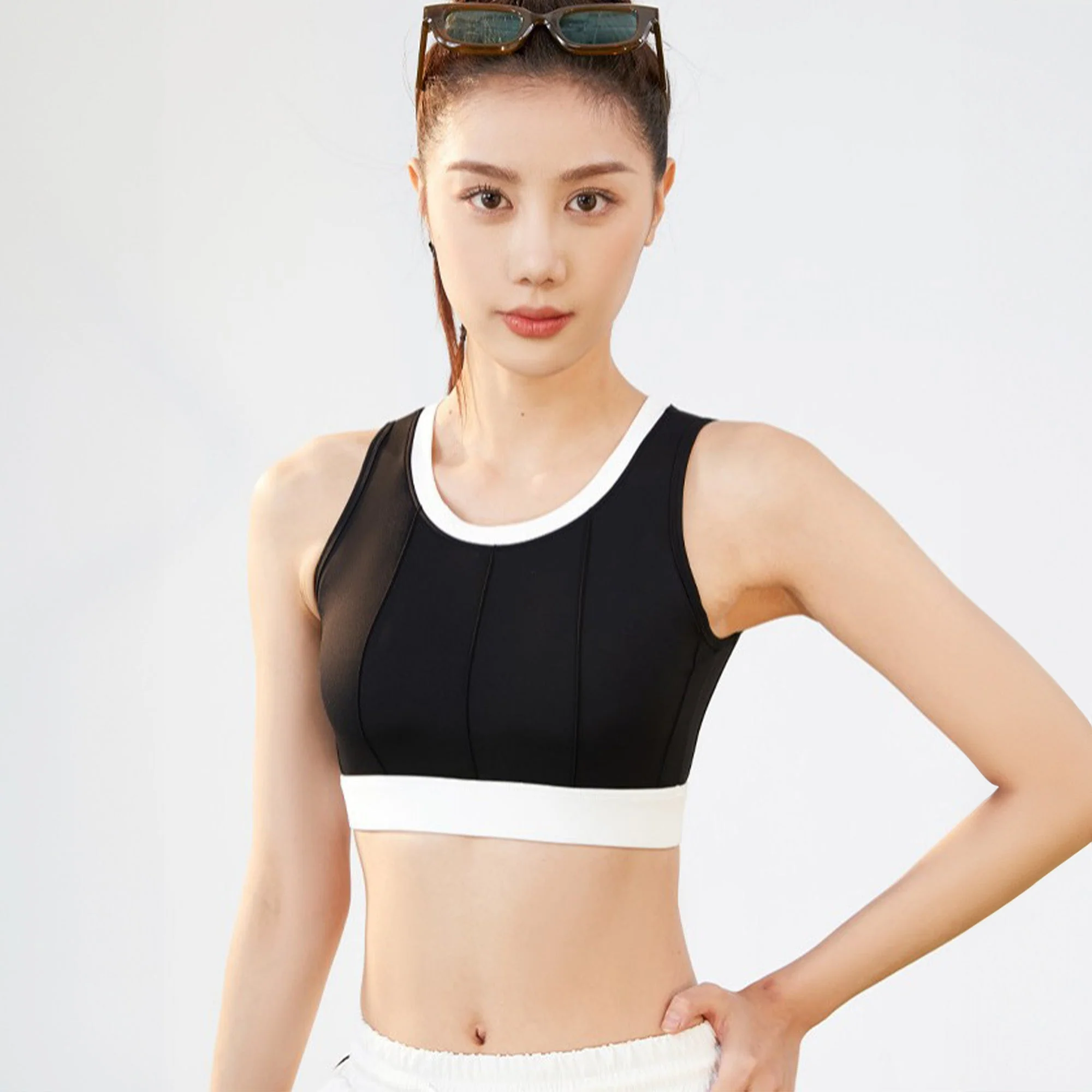 Chiclo Women's Low Impact Padded Bra Top - Image 4