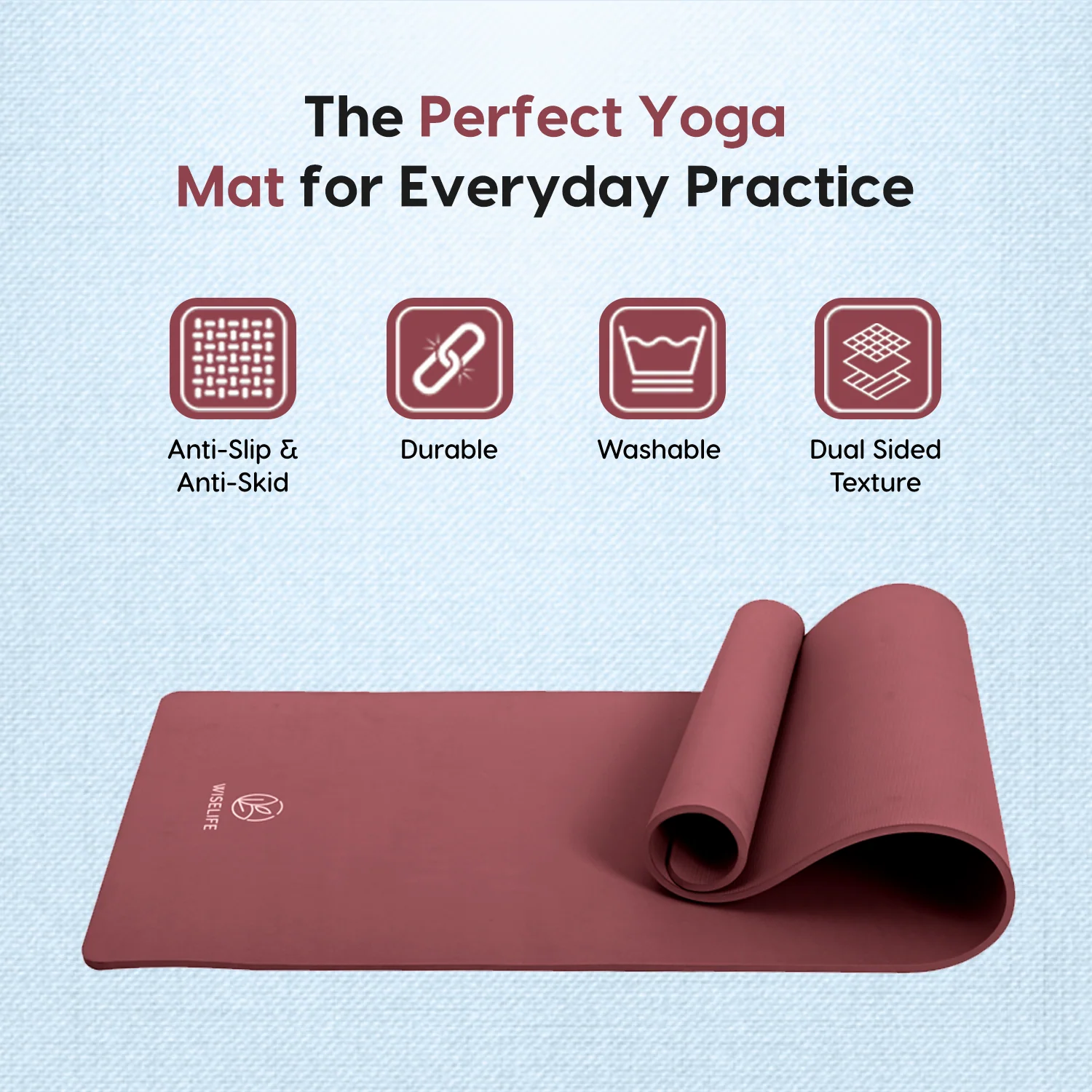 Classic TPE Yoga Mat - 10mm - Image 28