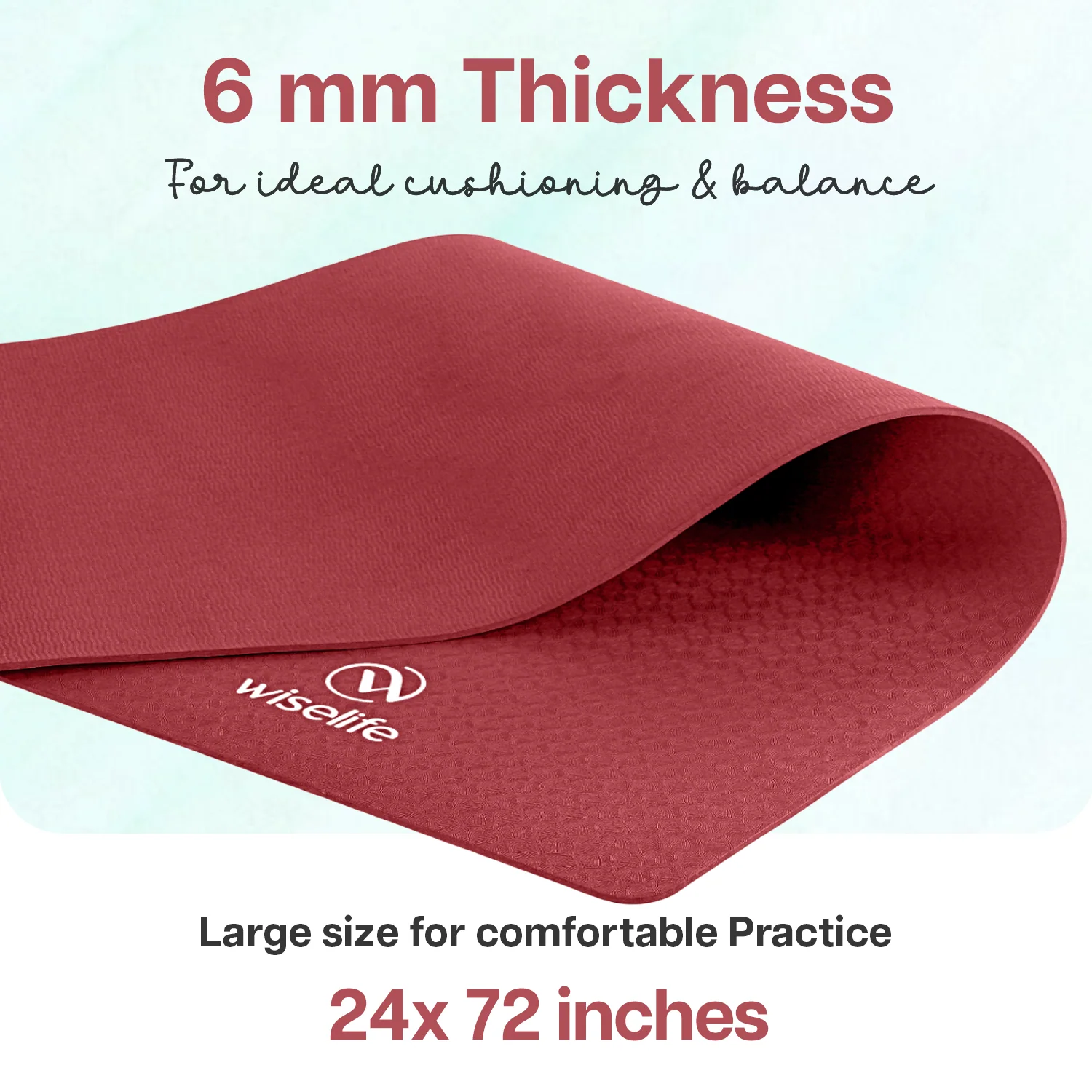 Classic TPE Yoga Mat - 6MM - Image 29