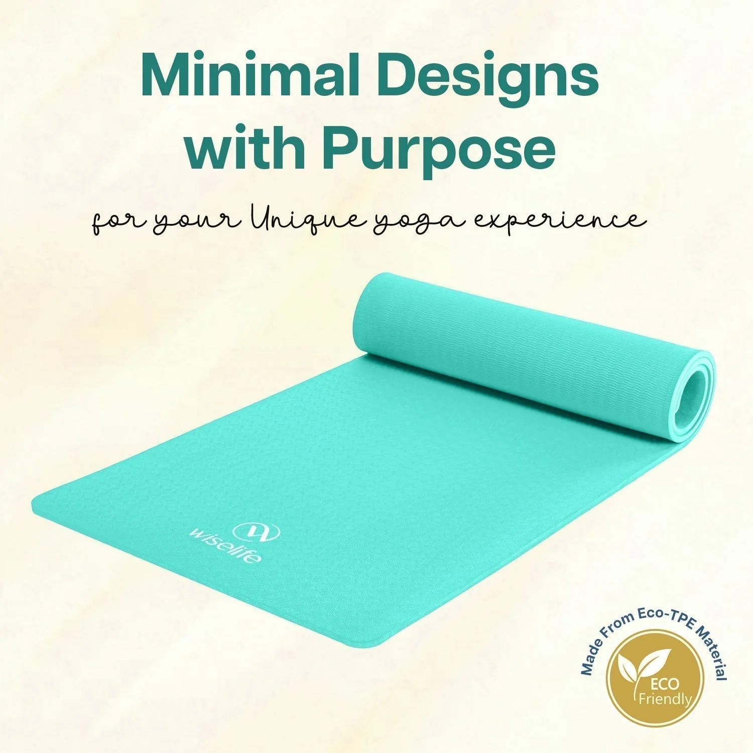 Classic TPE Yoga Mat - (6MM) - Image 44