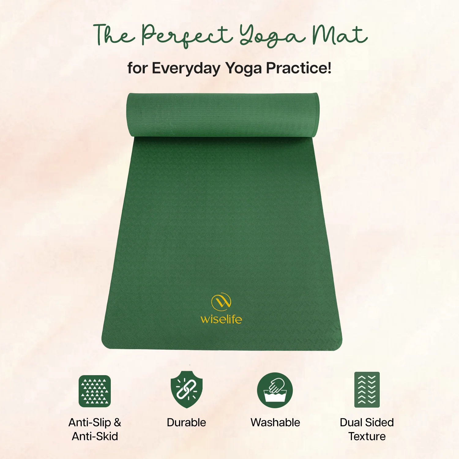 Classic Tpe Yoga Mat - 8 MM - Image 16