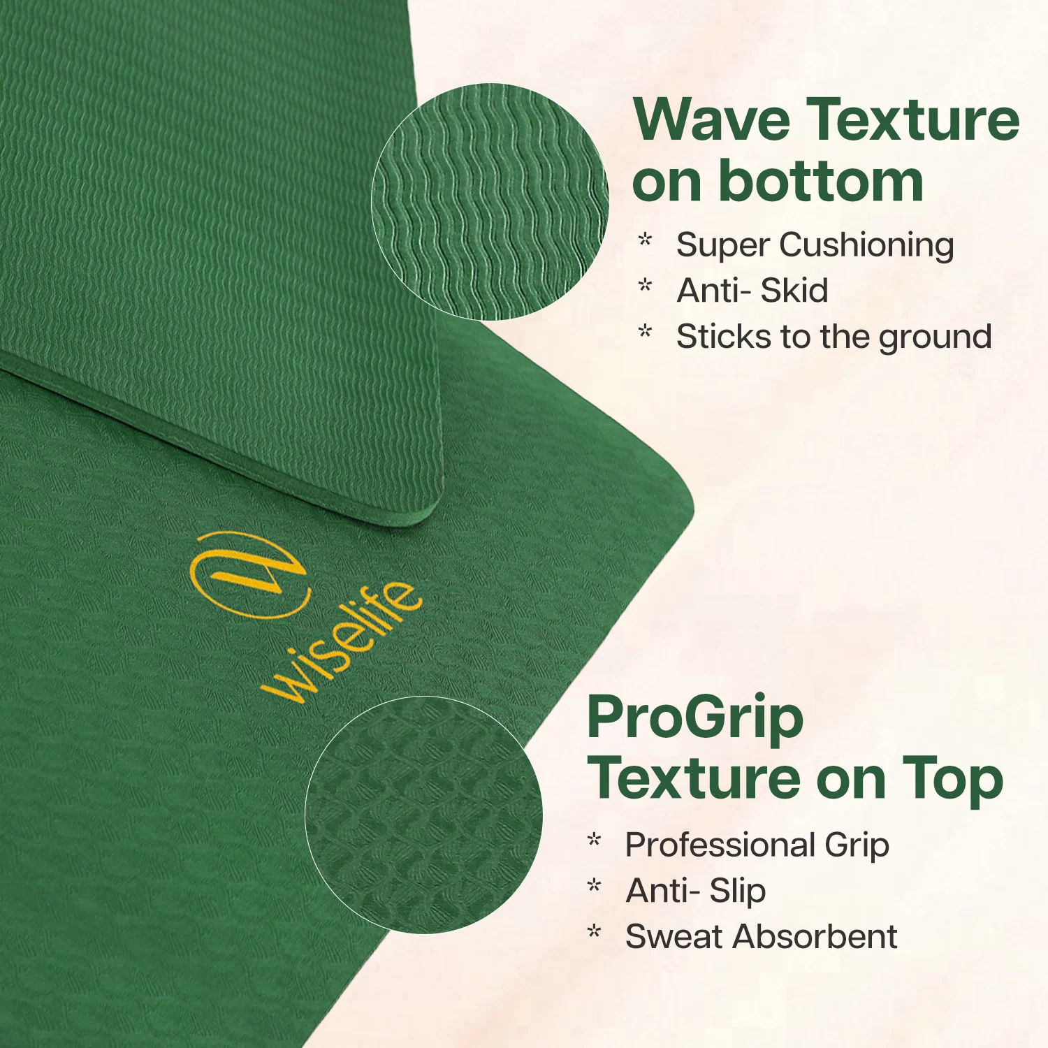 Classic Tpe Yoga Mat - 8 MM - Image 17