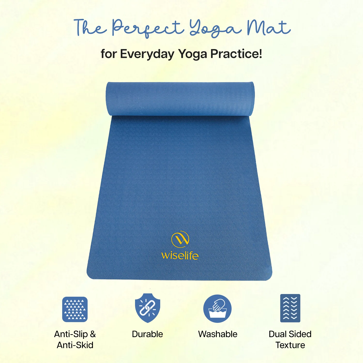 Classic Tpe Yoga Mat - 8 MM - Image 2