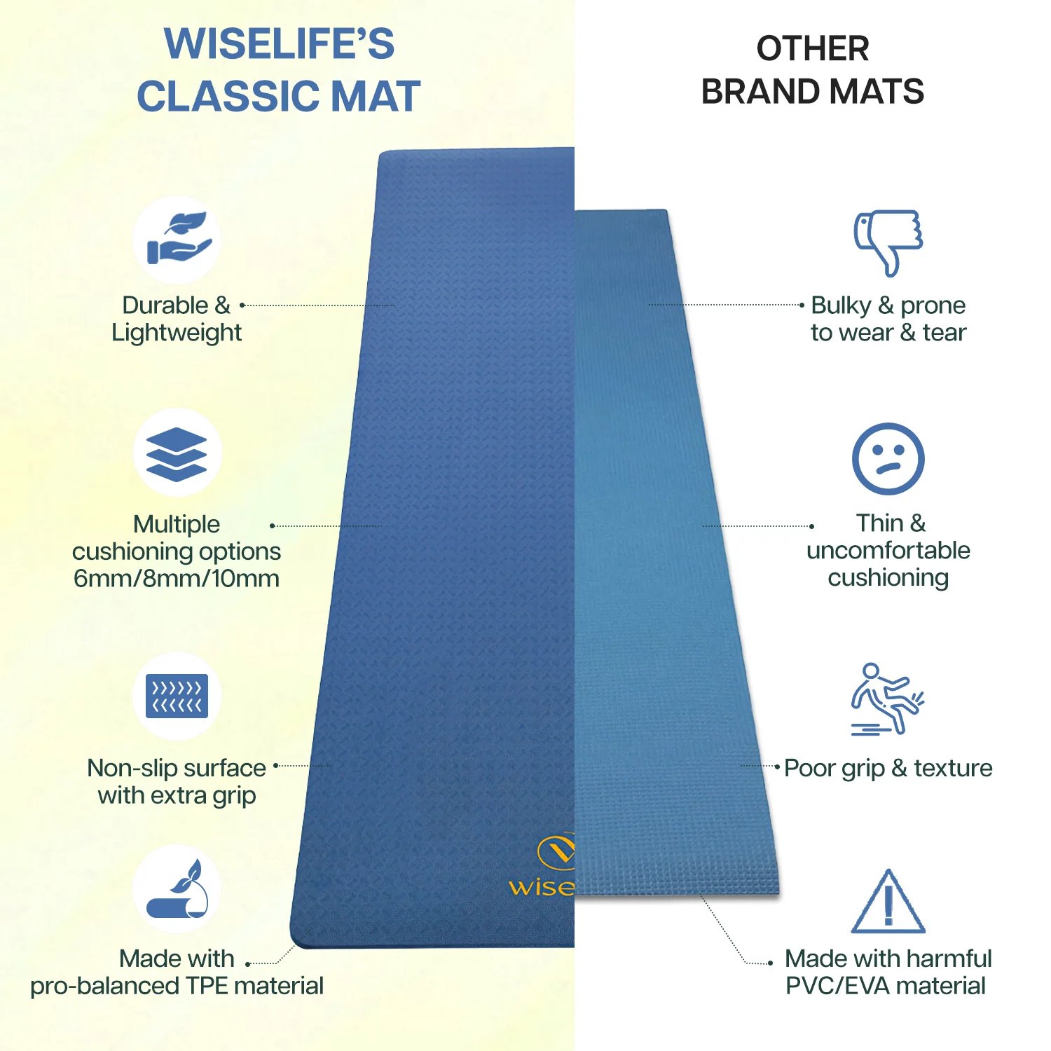 Classic Tpe Yoga Mat - 8 MM - Image 31