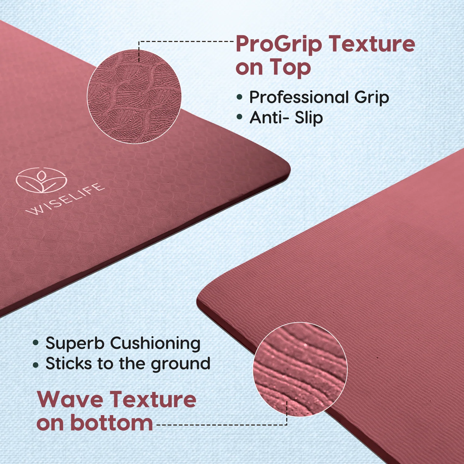 Classic Tpe Yoga Mat - 8 MM - Image 34