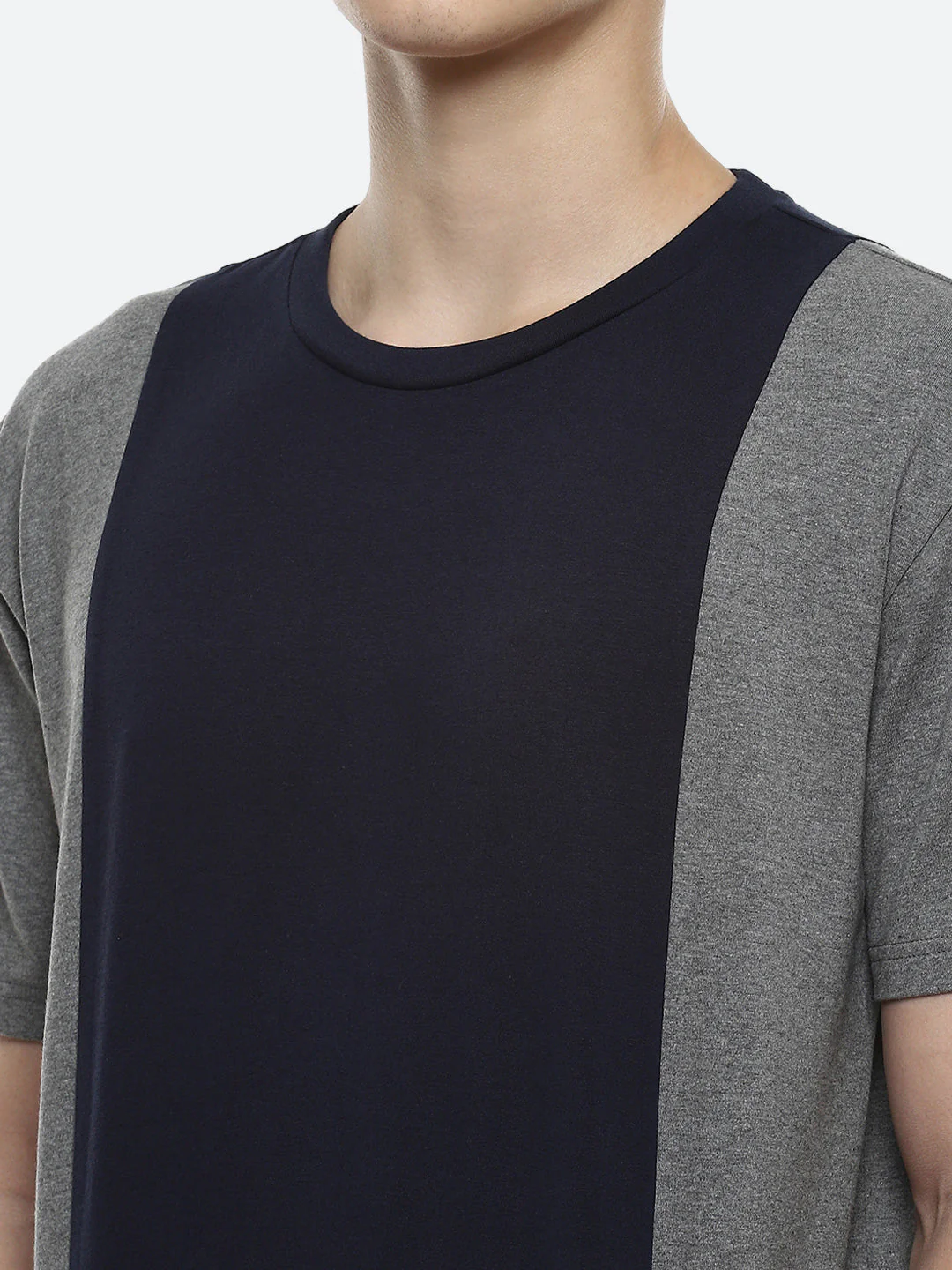 Coal Color Block Oversized T-Shirt - Image 5