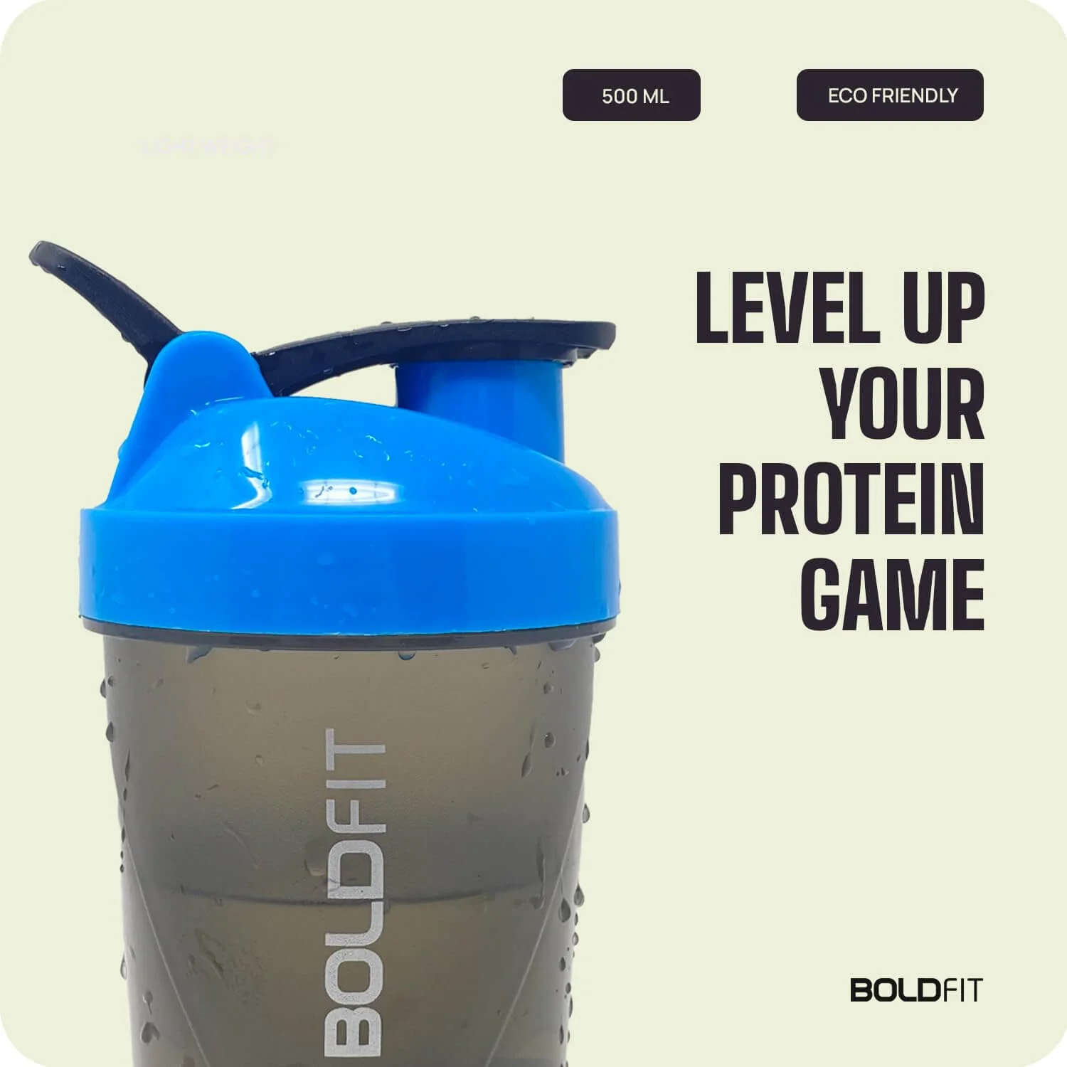 Compact Gym Shaker - 500ml - Image 3