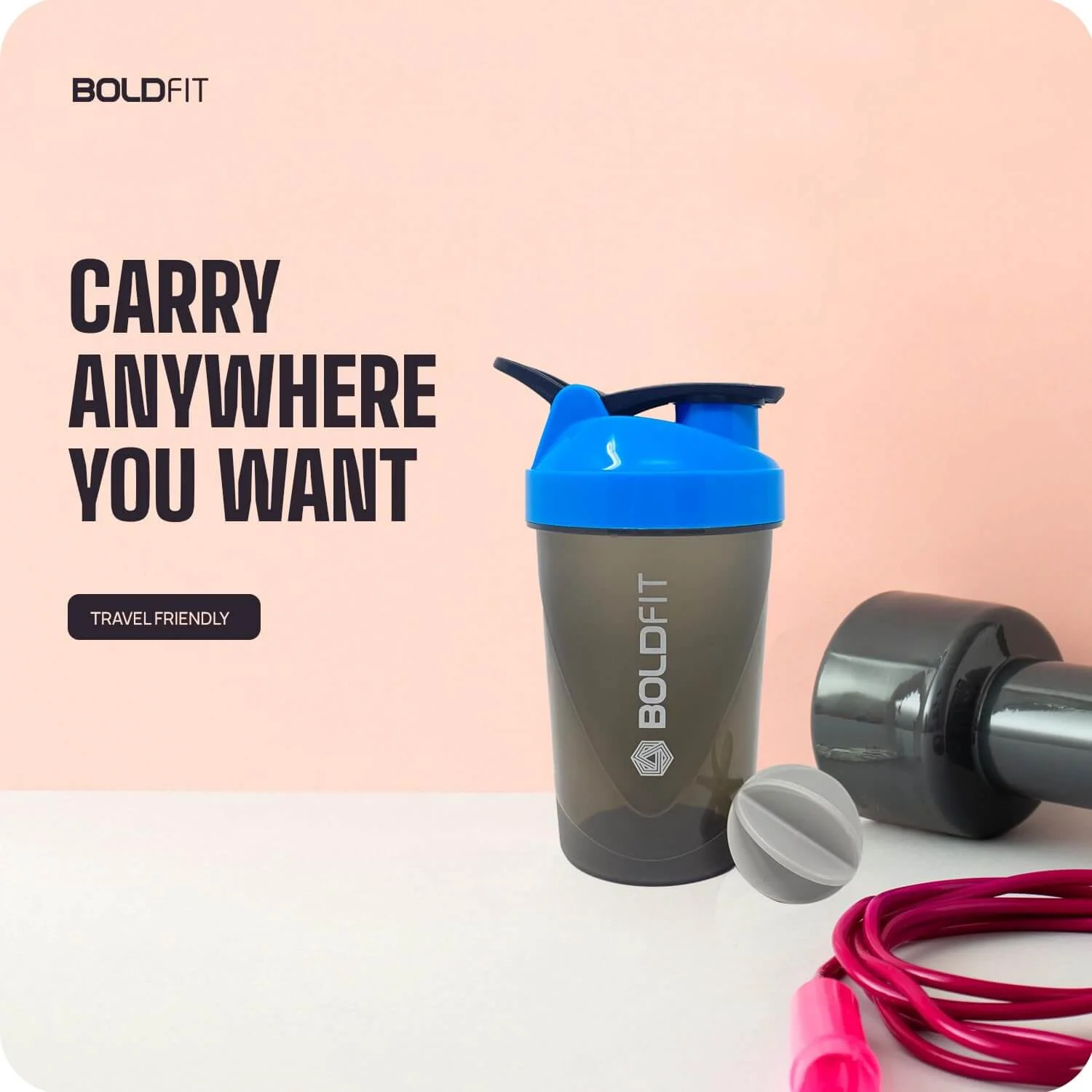 Compact Gym Shaker - 500ml - Image 7