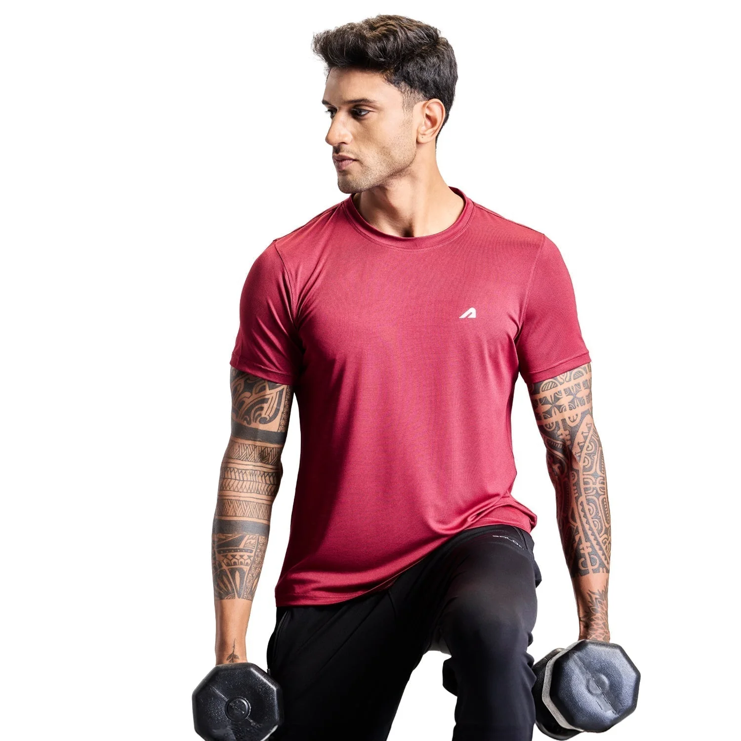 Core Tee Mens Active Tee - Red - Image 3