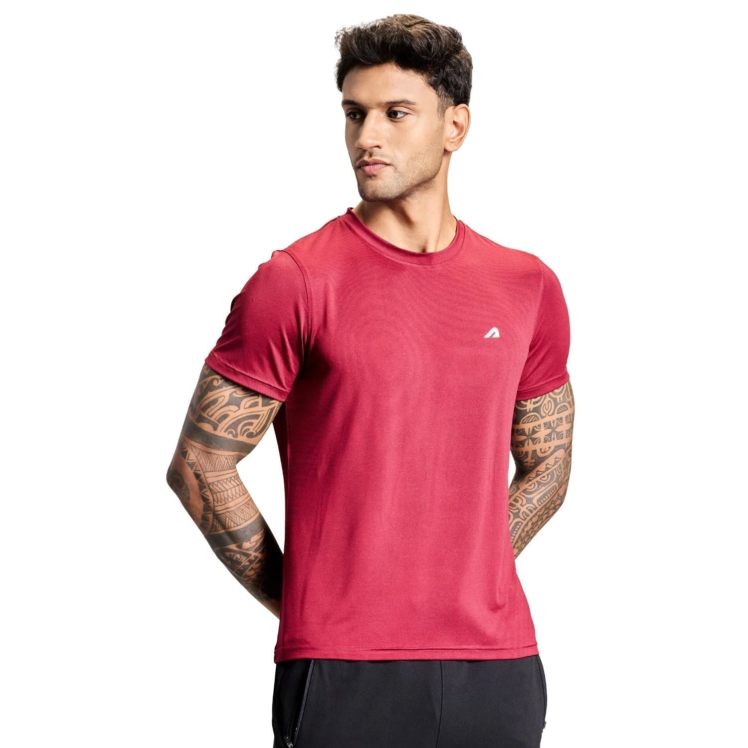Core Tee Mens Active Tee - Red - Image 5