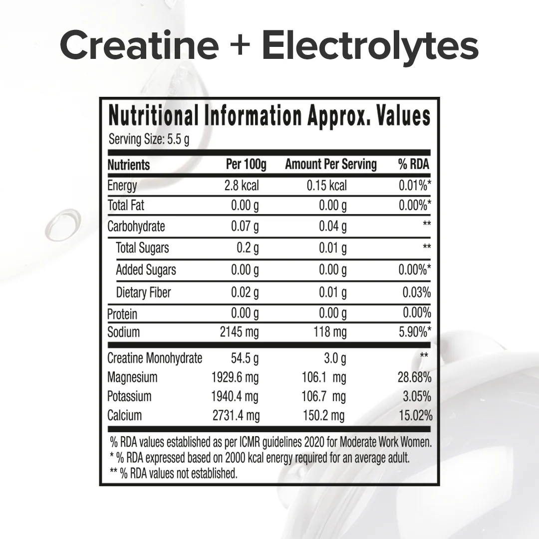 Creatine + Electrolytes 403 Gram - lemon - Image 9