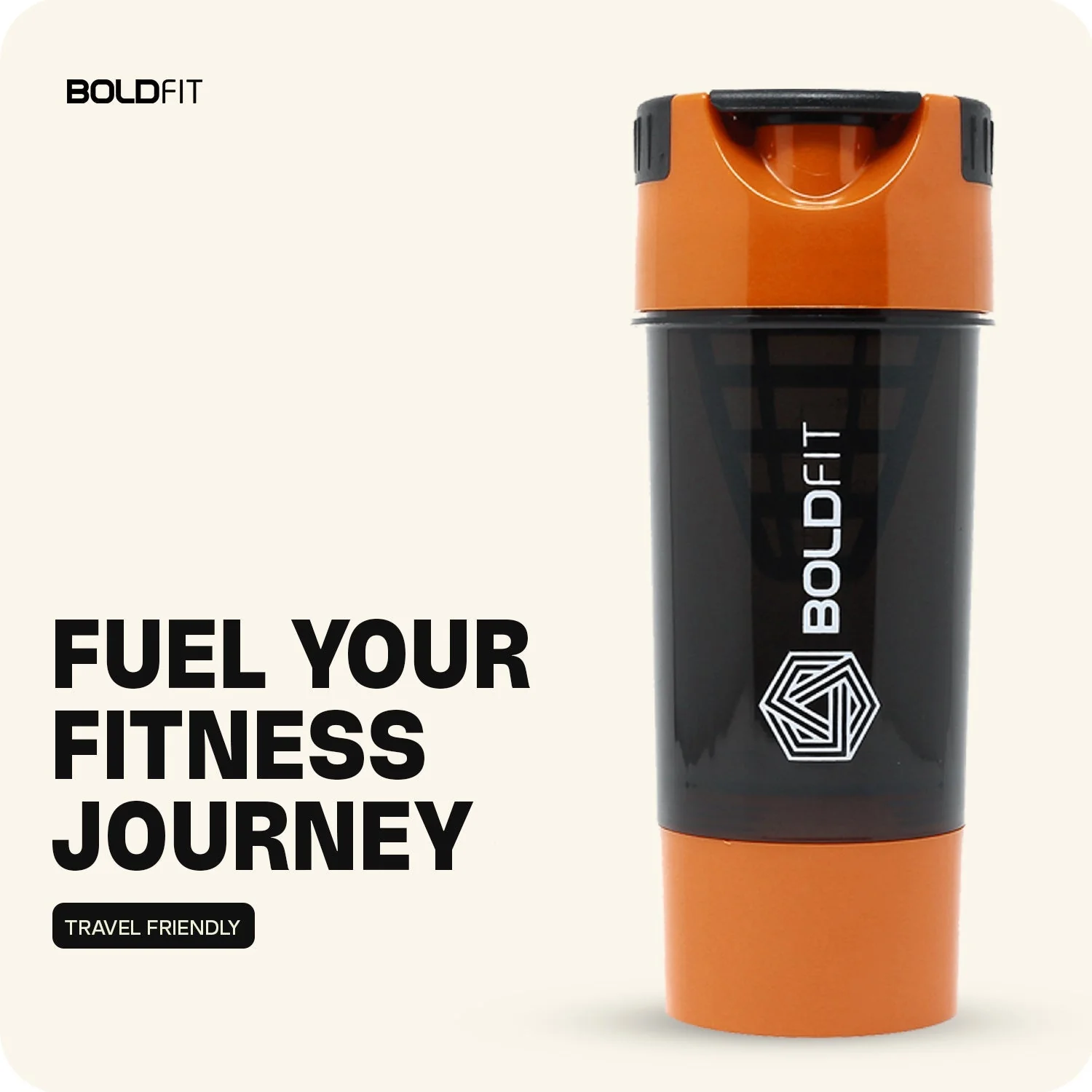 Cyclone Shaker 500ml - Orange - Image 4