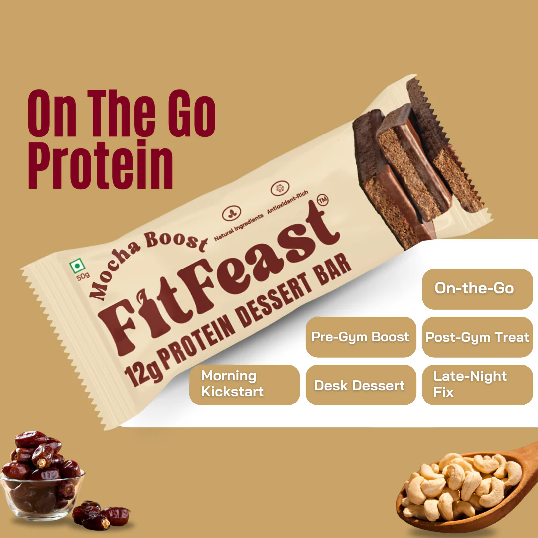 Dessert Protein Bars – Mocha Boost (Pack of 3) - Image 6