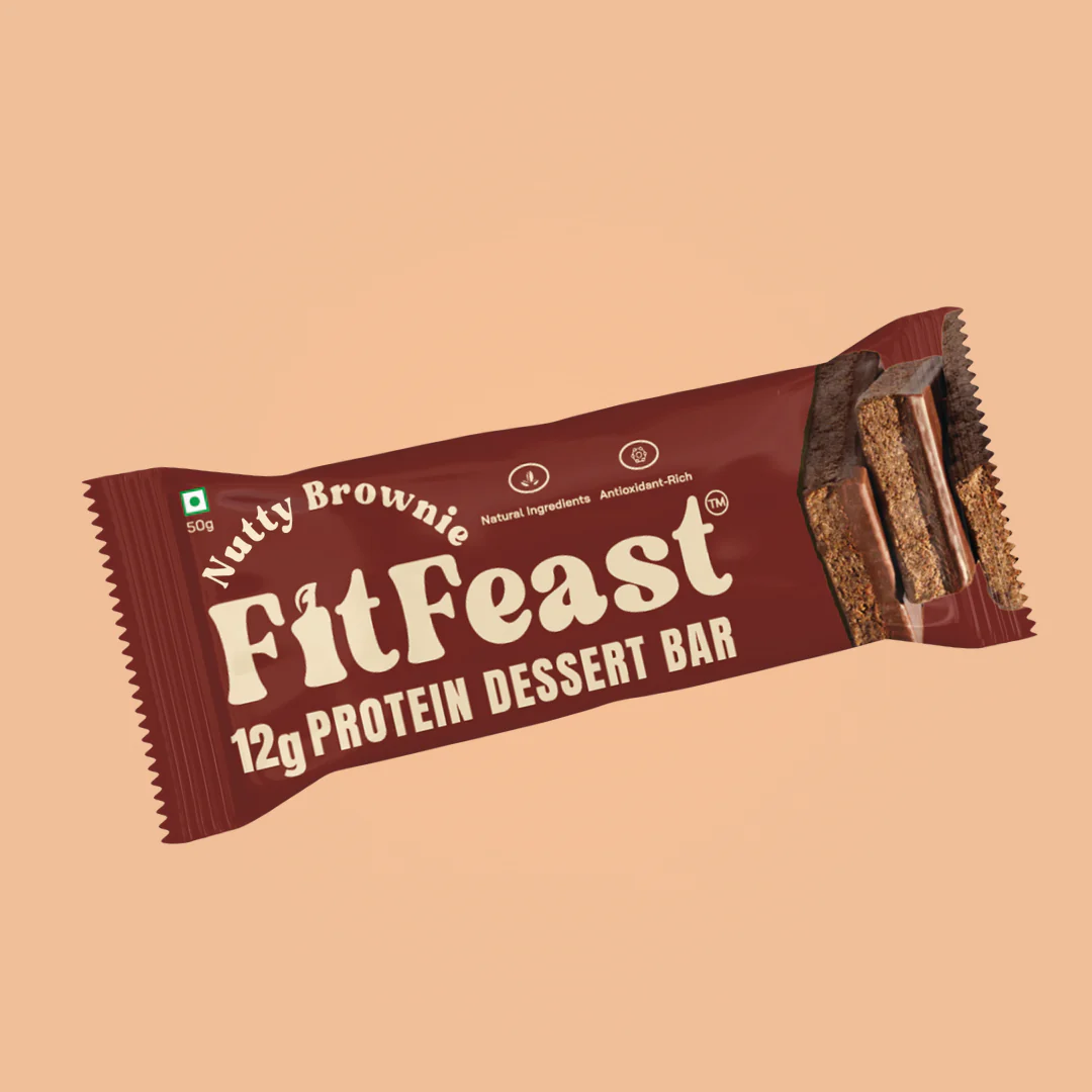 Dessert Protein Bars – Nutty Brownie (Pack of 3) - Image 7