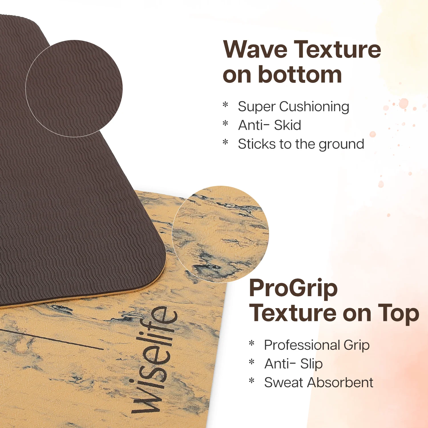 Dual Layer Alignment TPE Yoga Mat - 6mm - Image 41