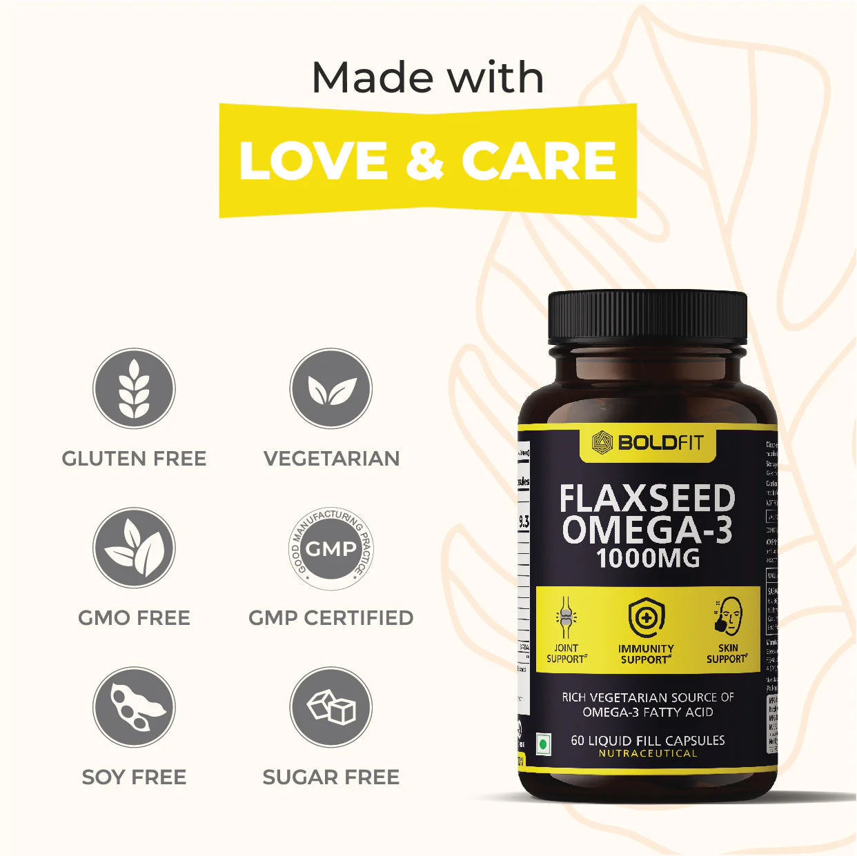 Flaxseed Omega 3 Supplement 1000 Mg - Image 3