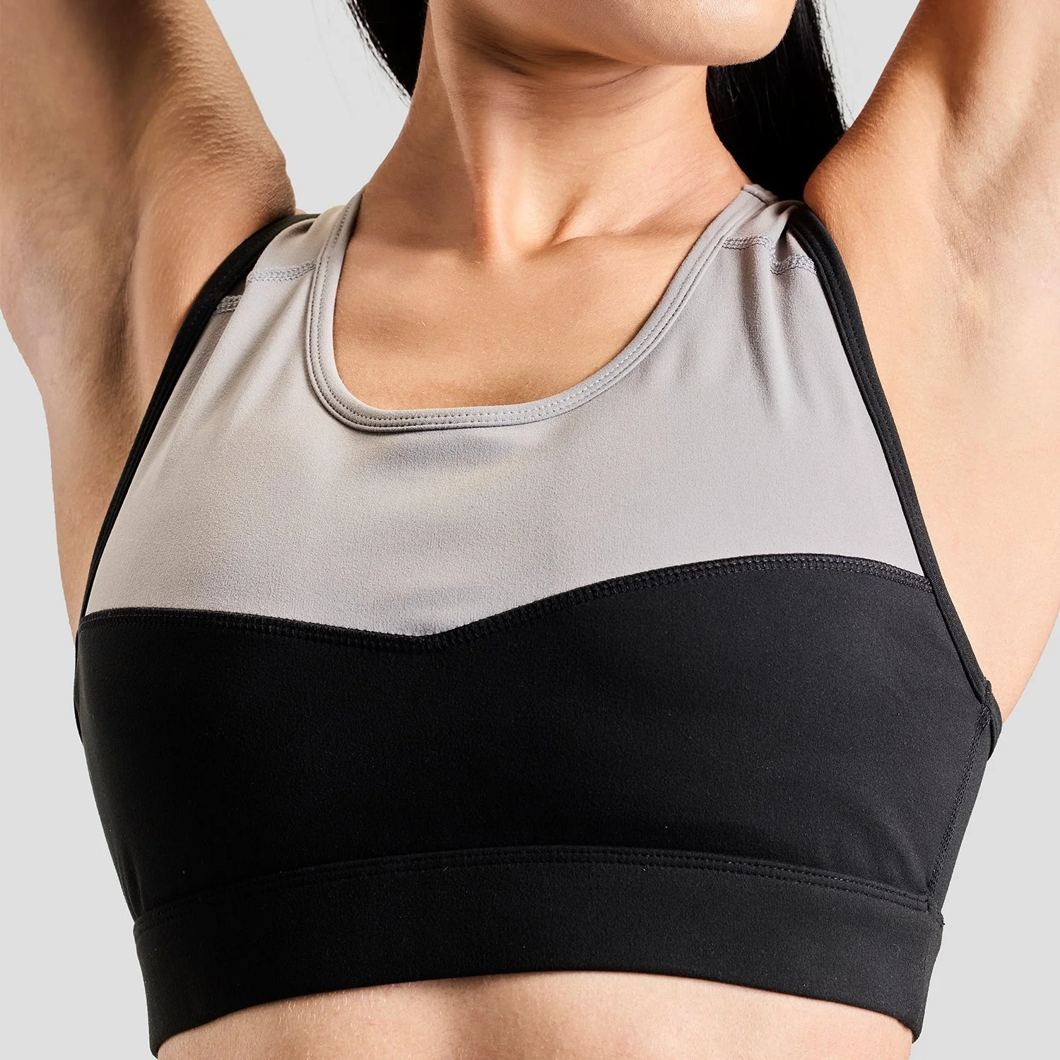 Flexform Sports Bra - Grey/Black - Image 4