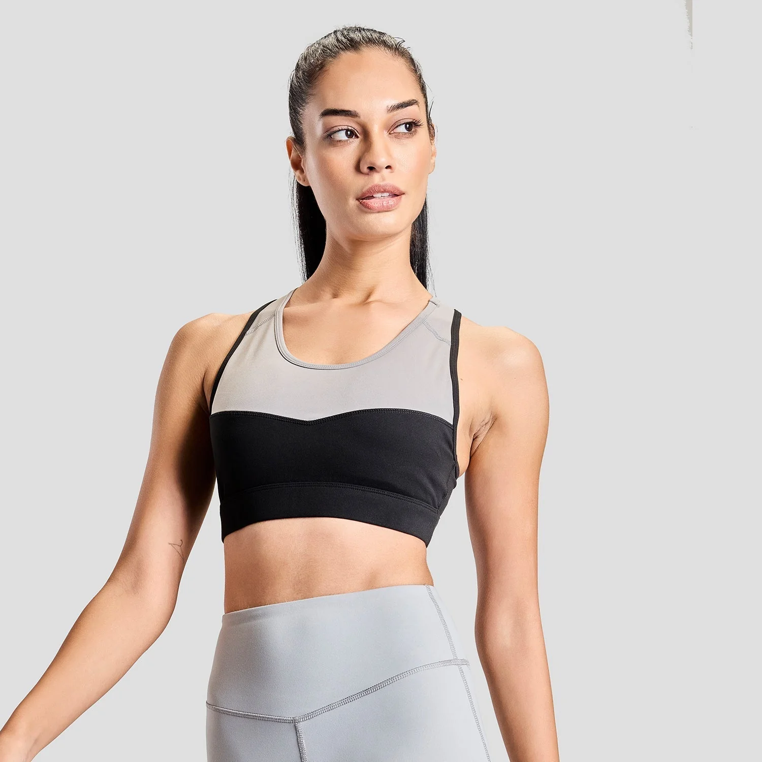 Flexform Sports Bra - Grey/Black - Image 9